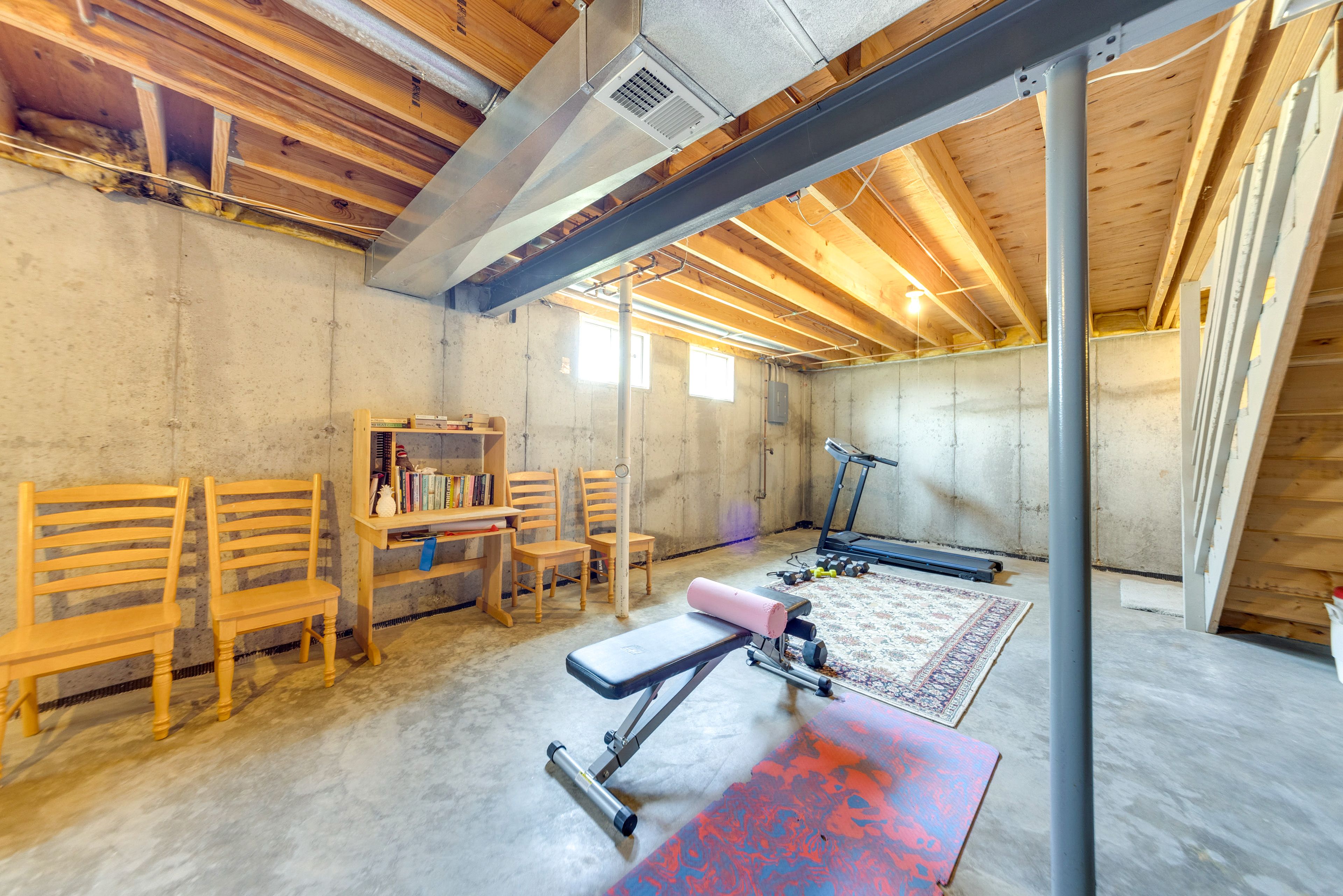 Basement | Ground Floor | Treadmill | Fitness Equipment