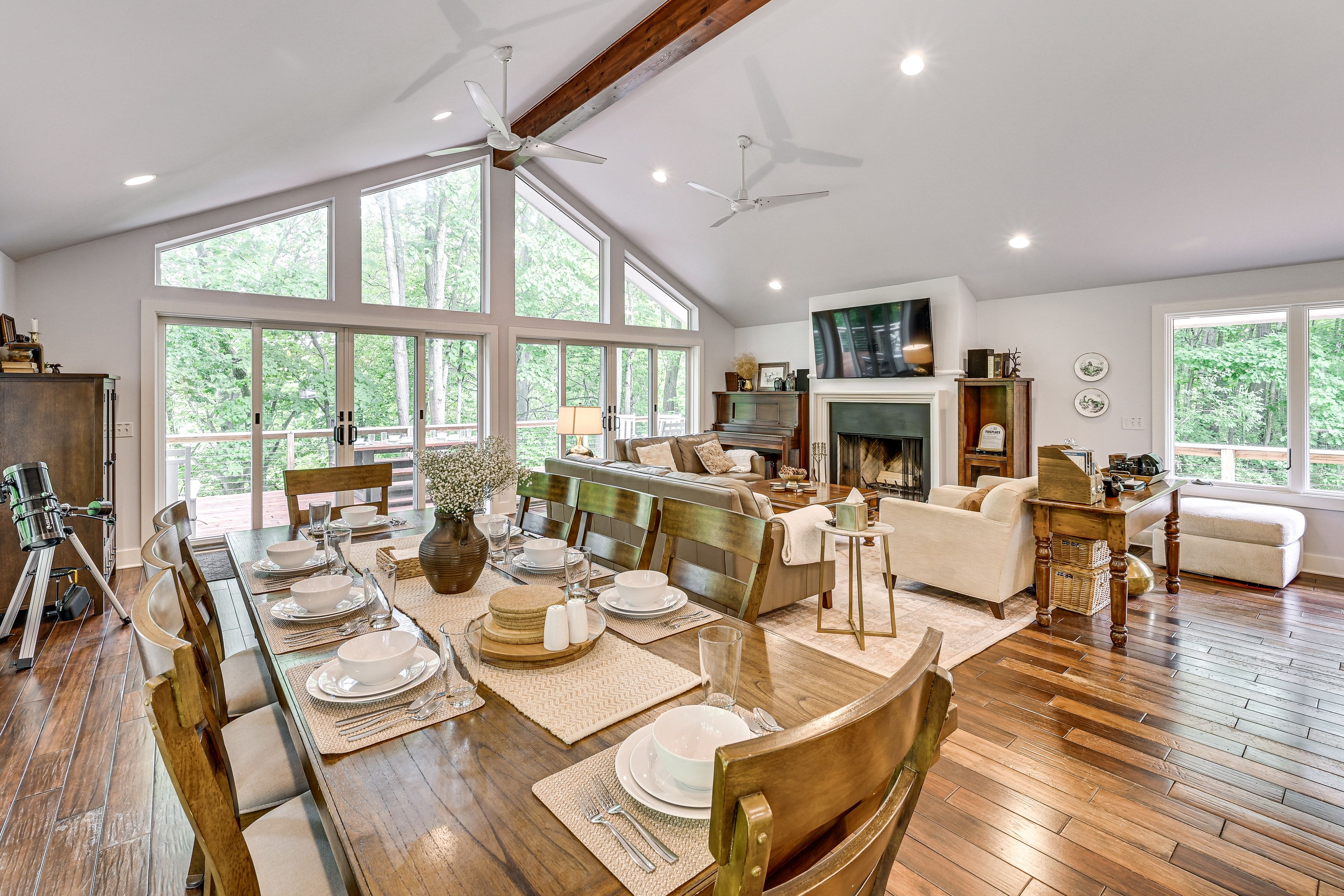 South Haven Vacation Rental | 4BR | 3BA | 4,600 Sq Ft | Stairs Required