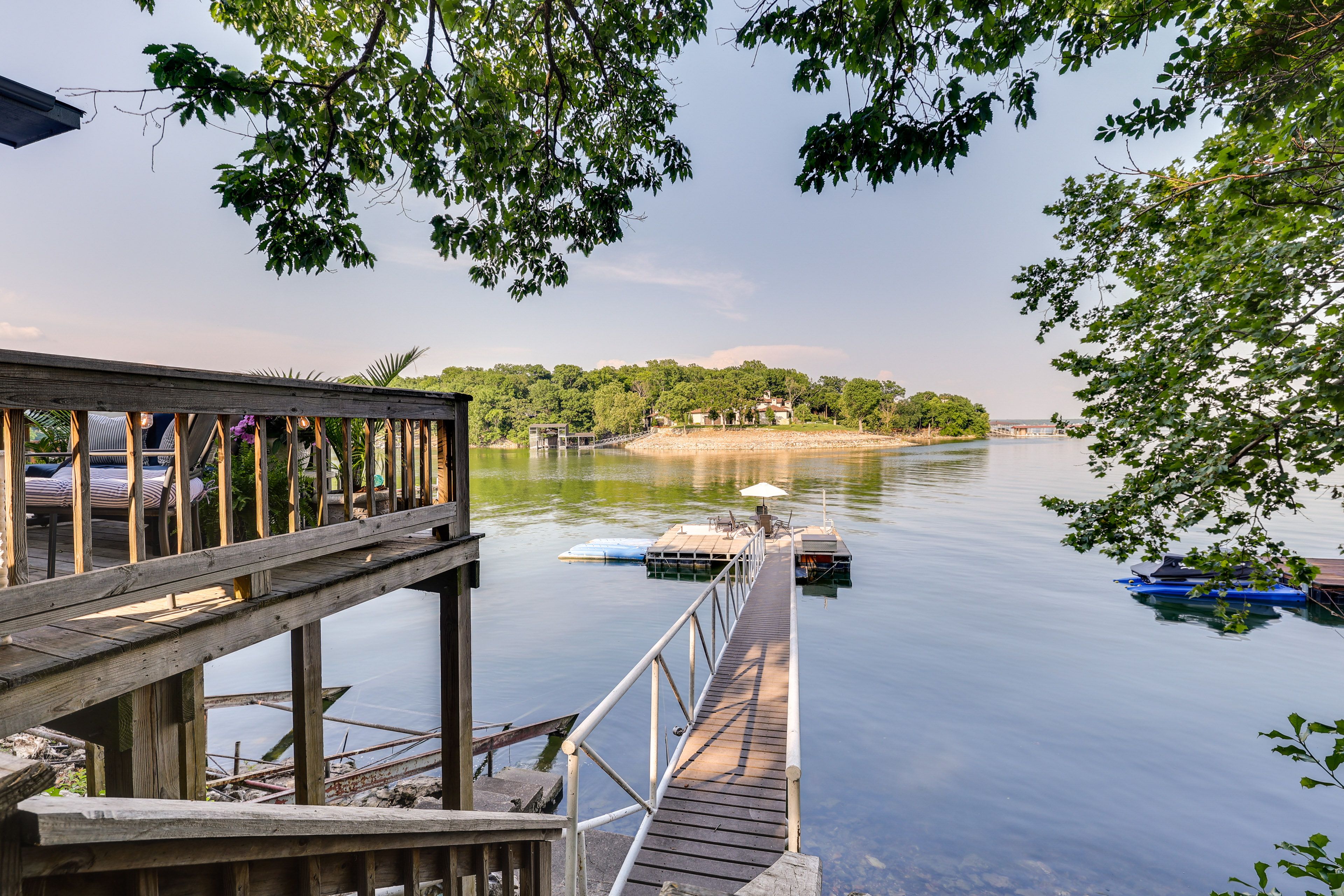 House Exterior | Private Swim Dock | Dining Area | Lake Access