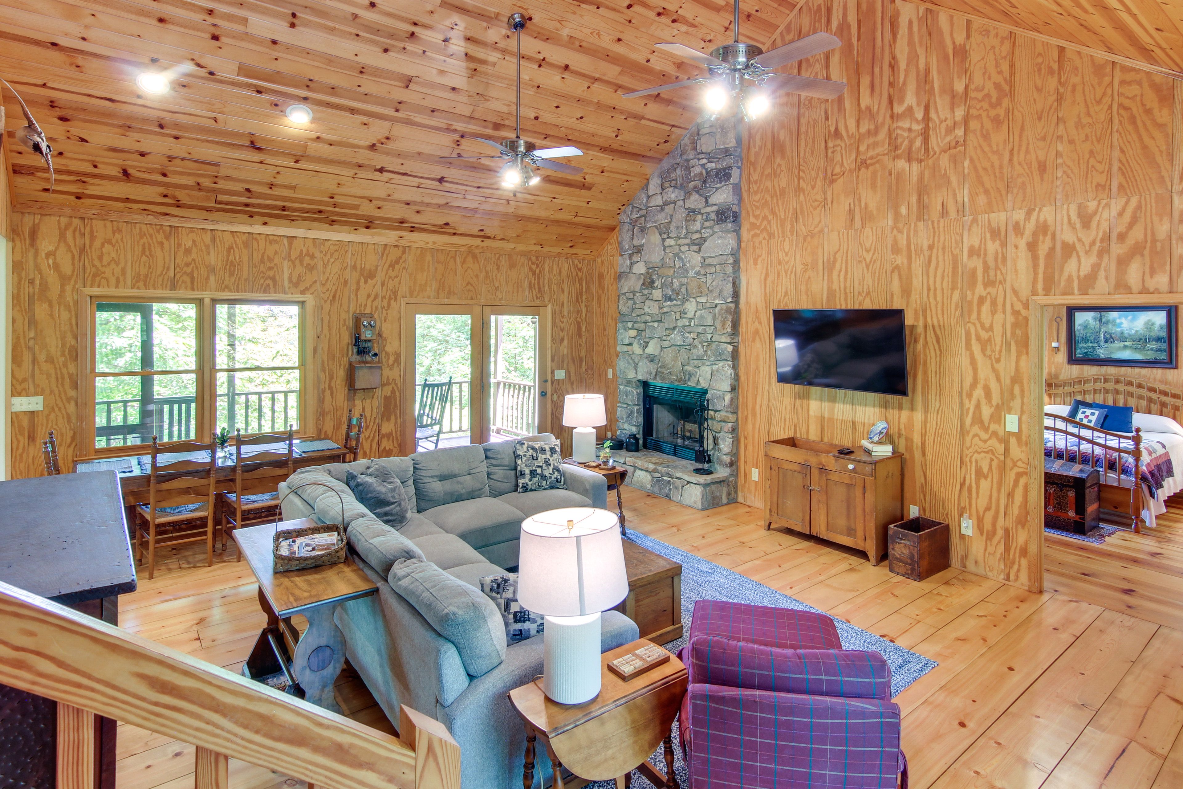Living Room | Main Level | Free WiFi | Central A/C | Deck Access