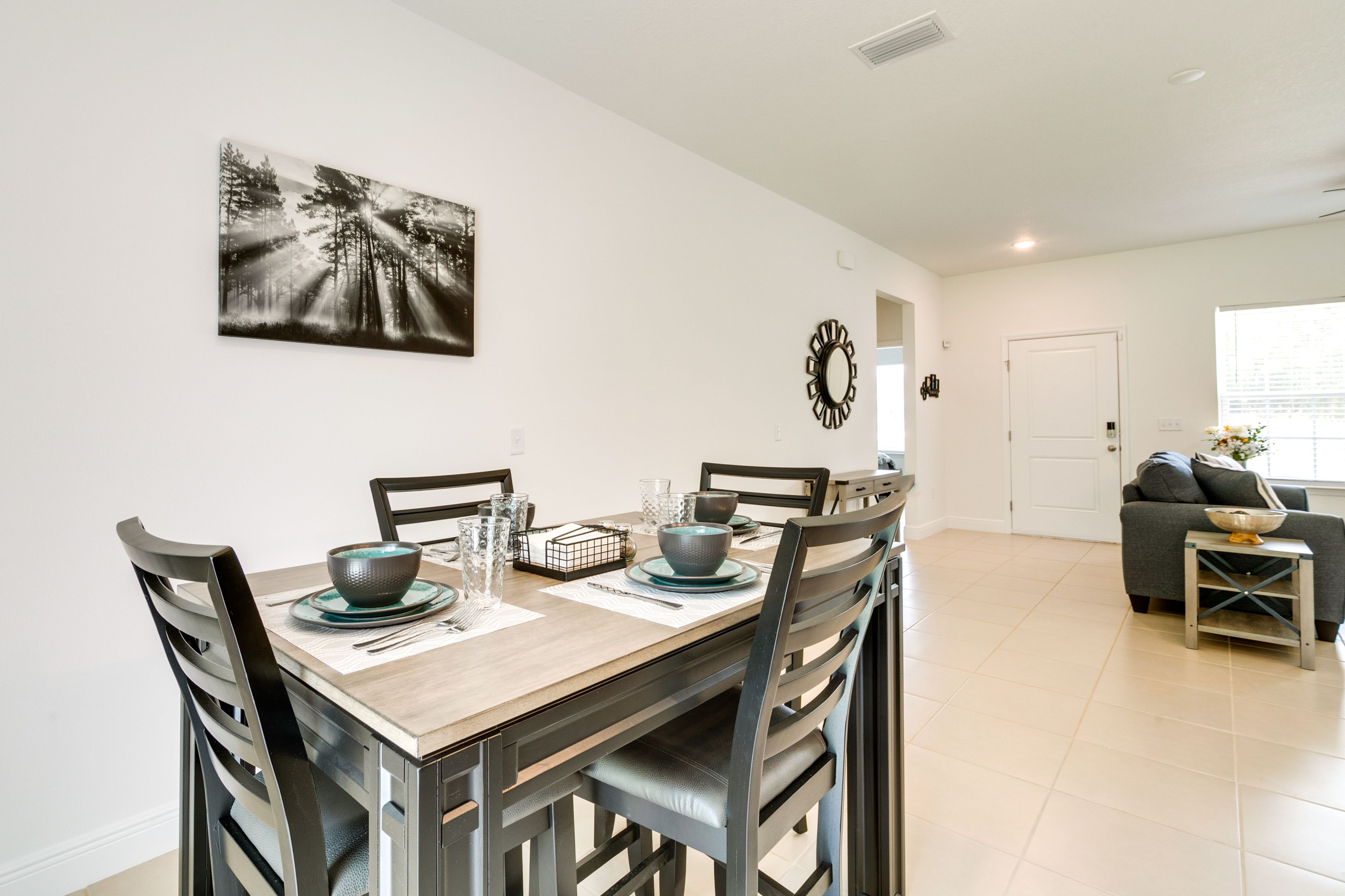 Dining Area | Main Level | Dishware + Flatware