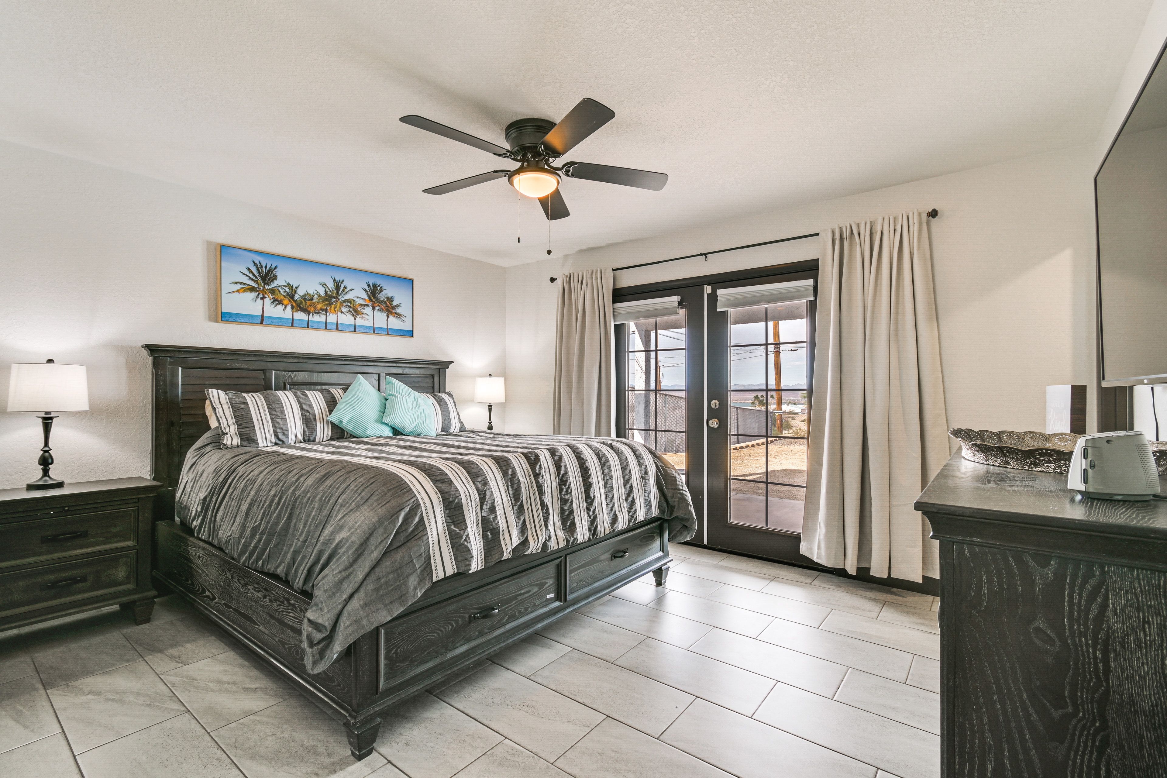 Bedroom 1 | California King Bed | Smart TV | Linens Provided