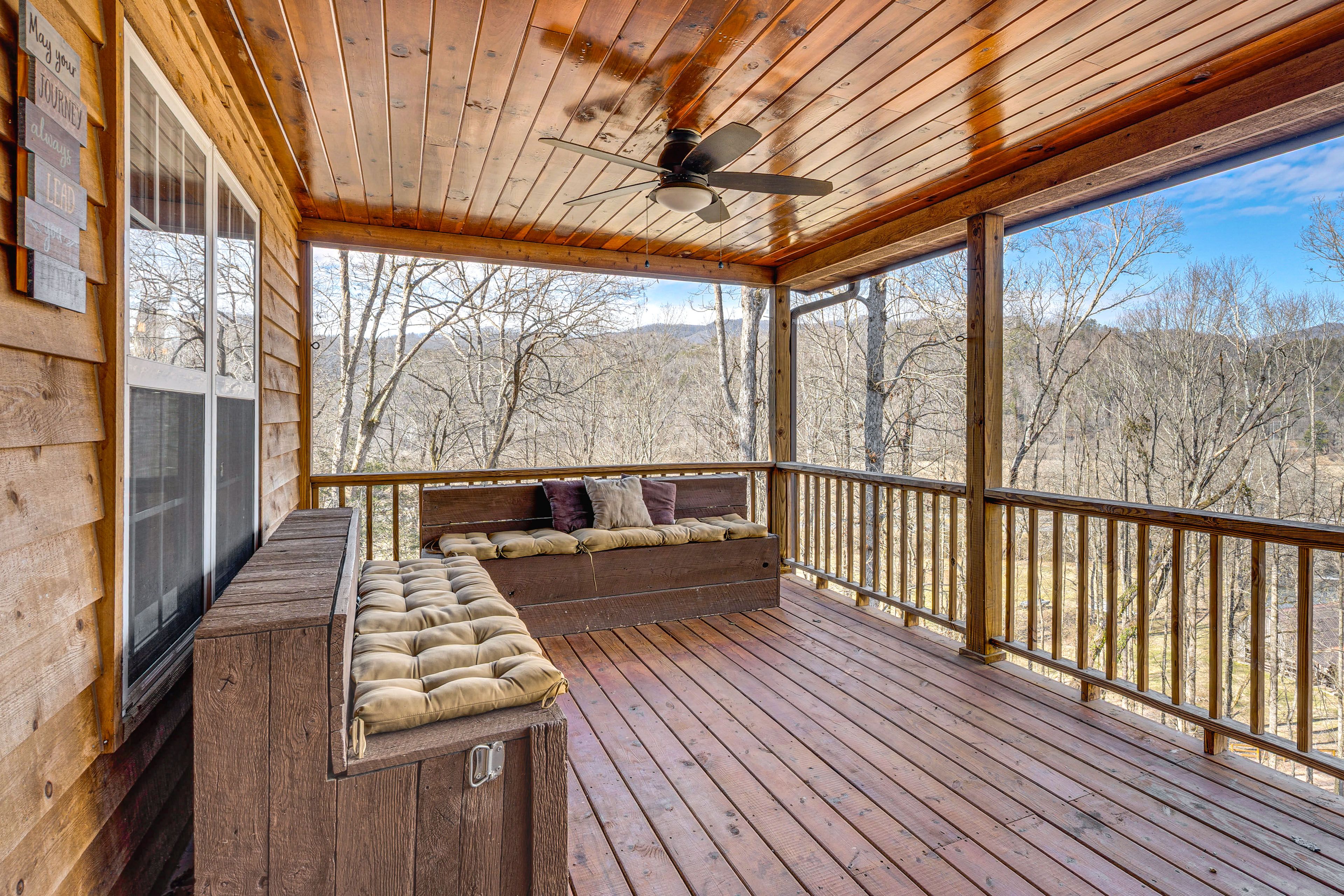 Deck | Access via Living Room | Gas Grill