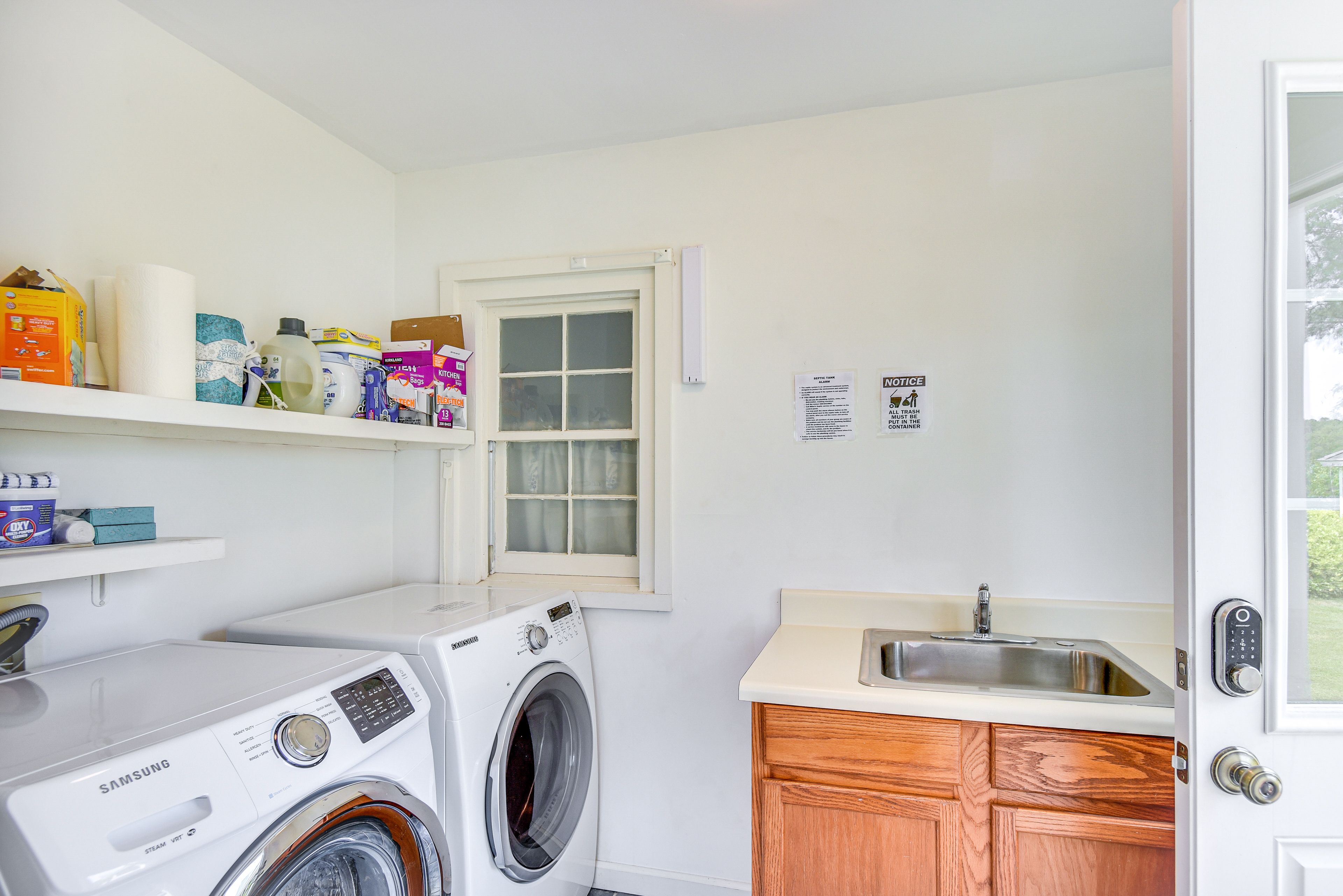 Laundry Room | Laundry Detergent Provided | 1st Floor