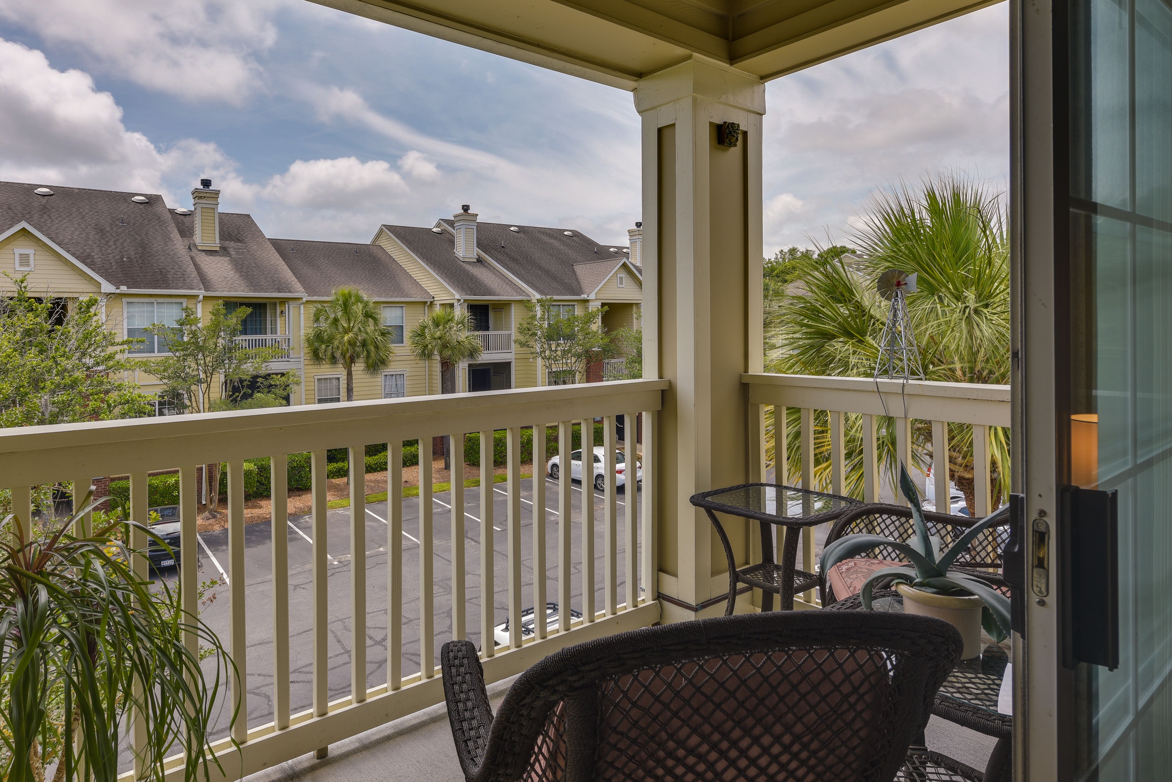 Outdoor Space | Furnished Balcony