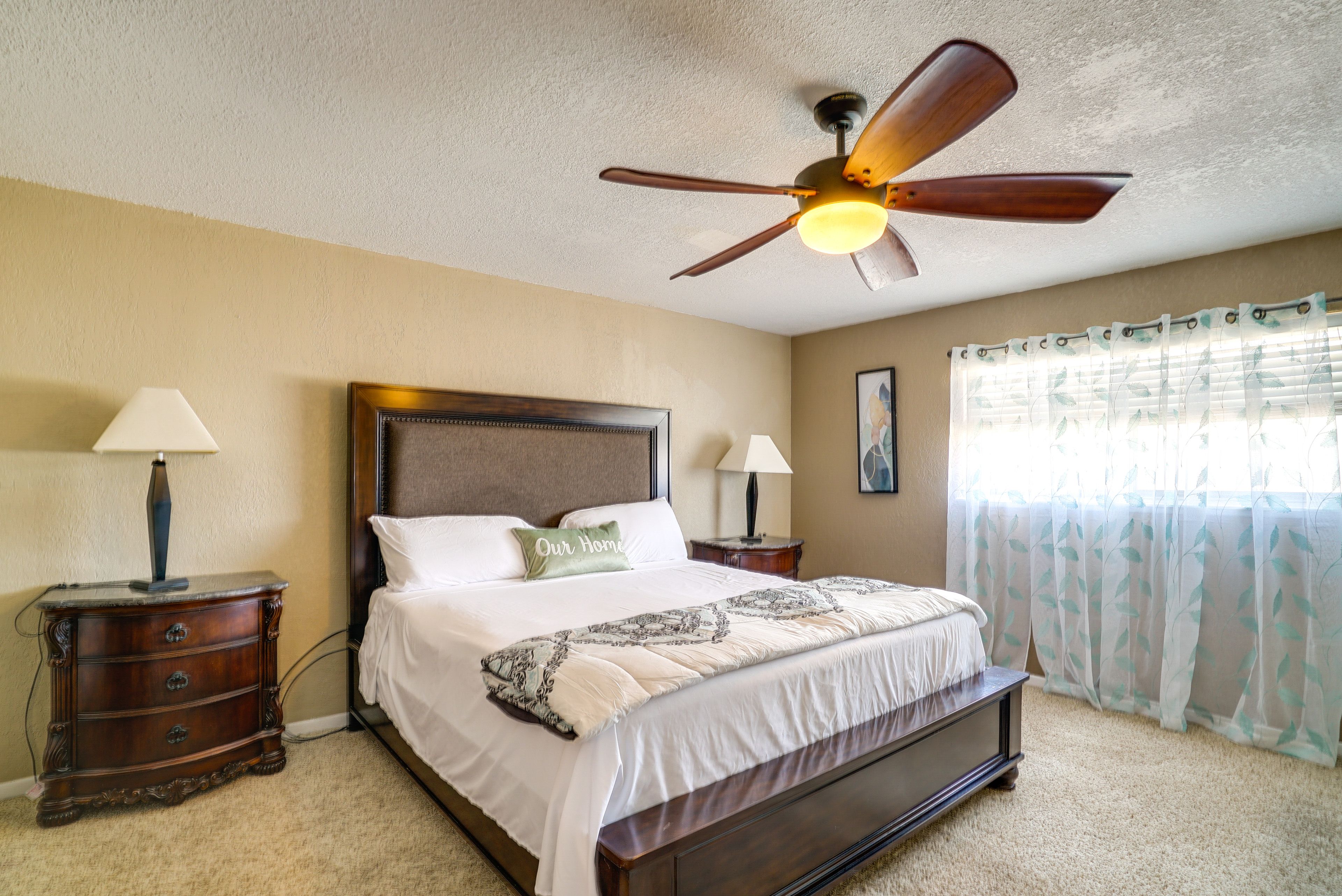 Bedroom 1 | King Bed | Linens Provided | En-Suite Bathroom