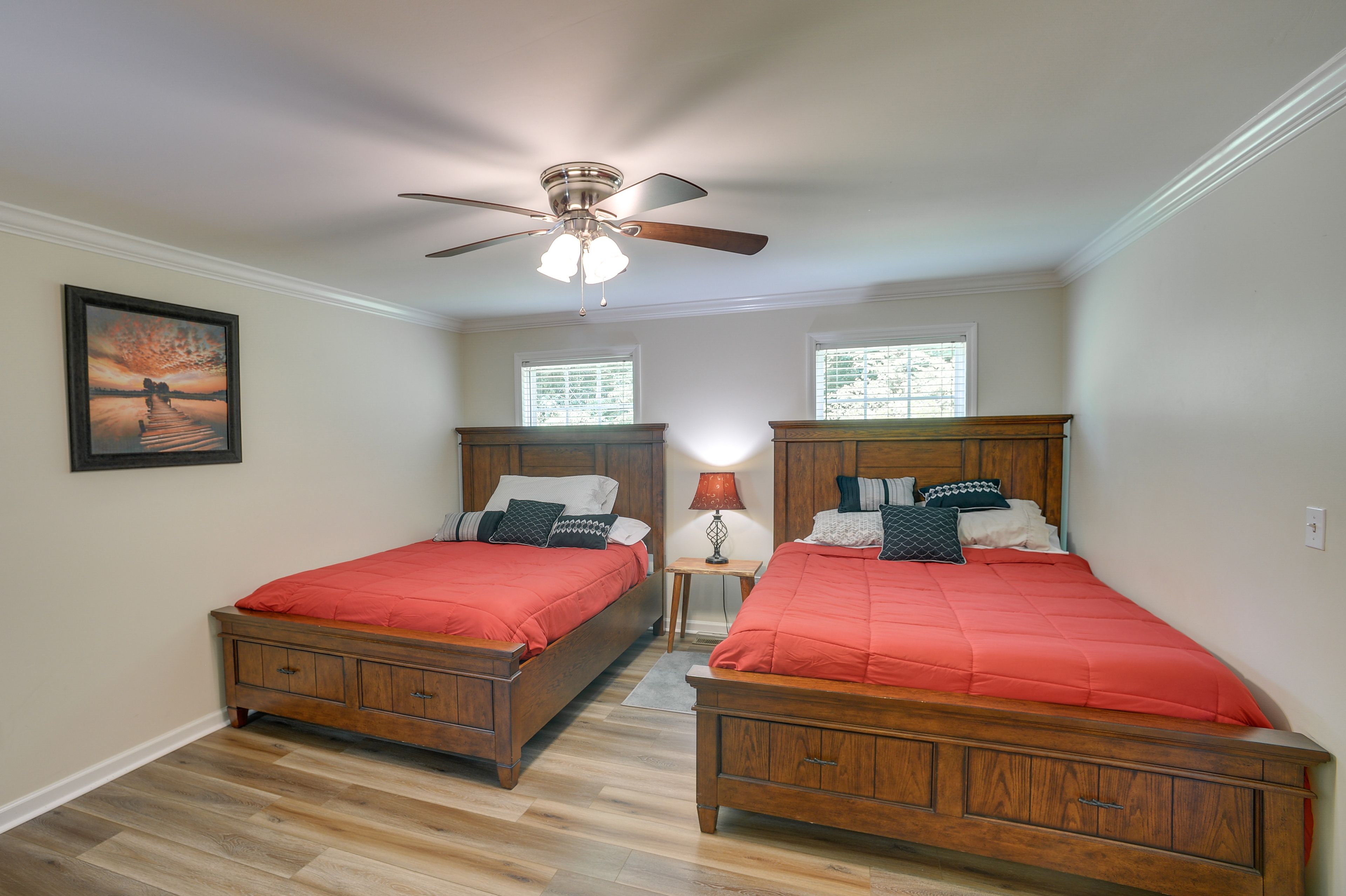 Bedroom 1 | 2 Queen Beds | Linens Provided
