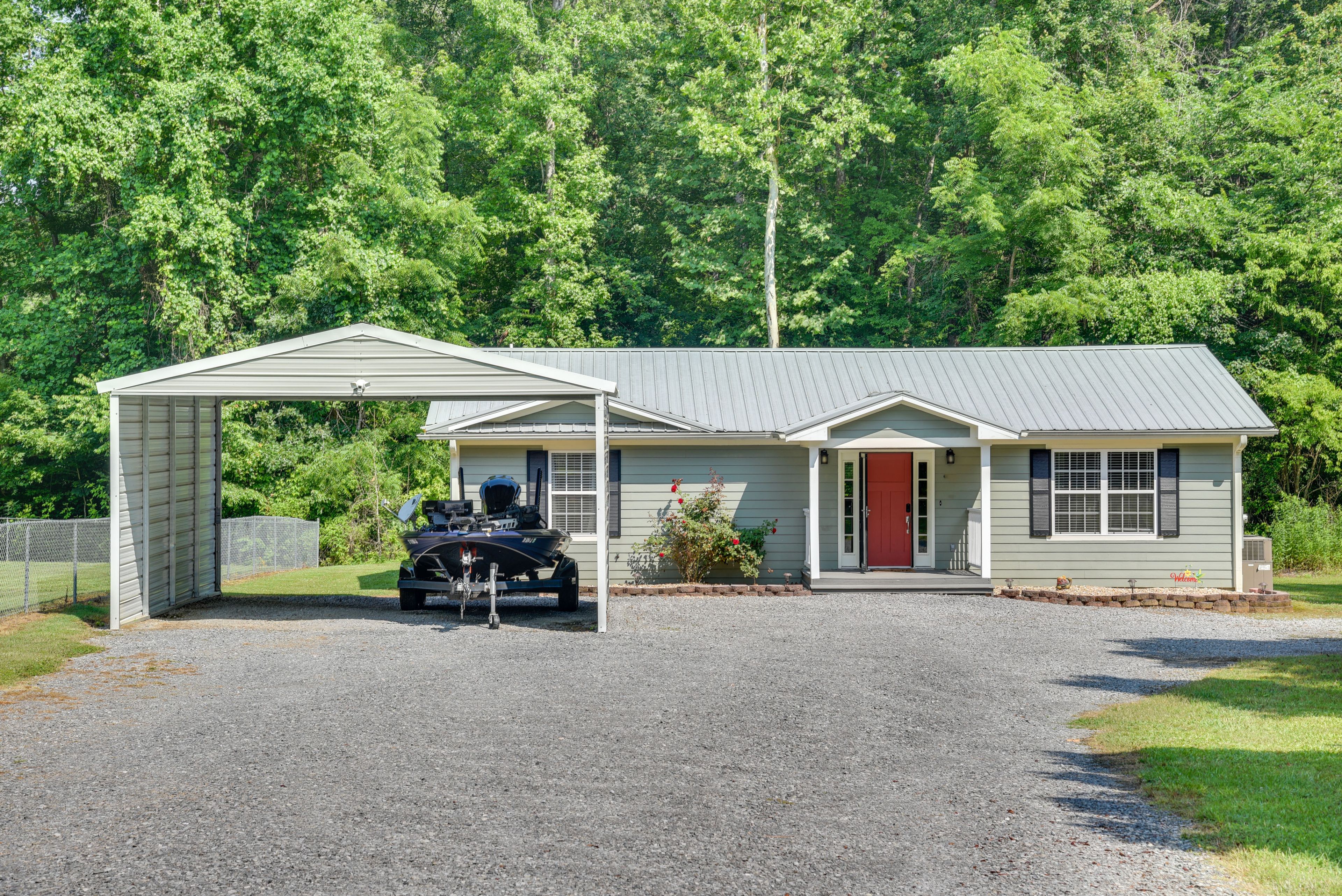Exterior | Driveway (8 Vehicles) | Carport (2 Vehicles)