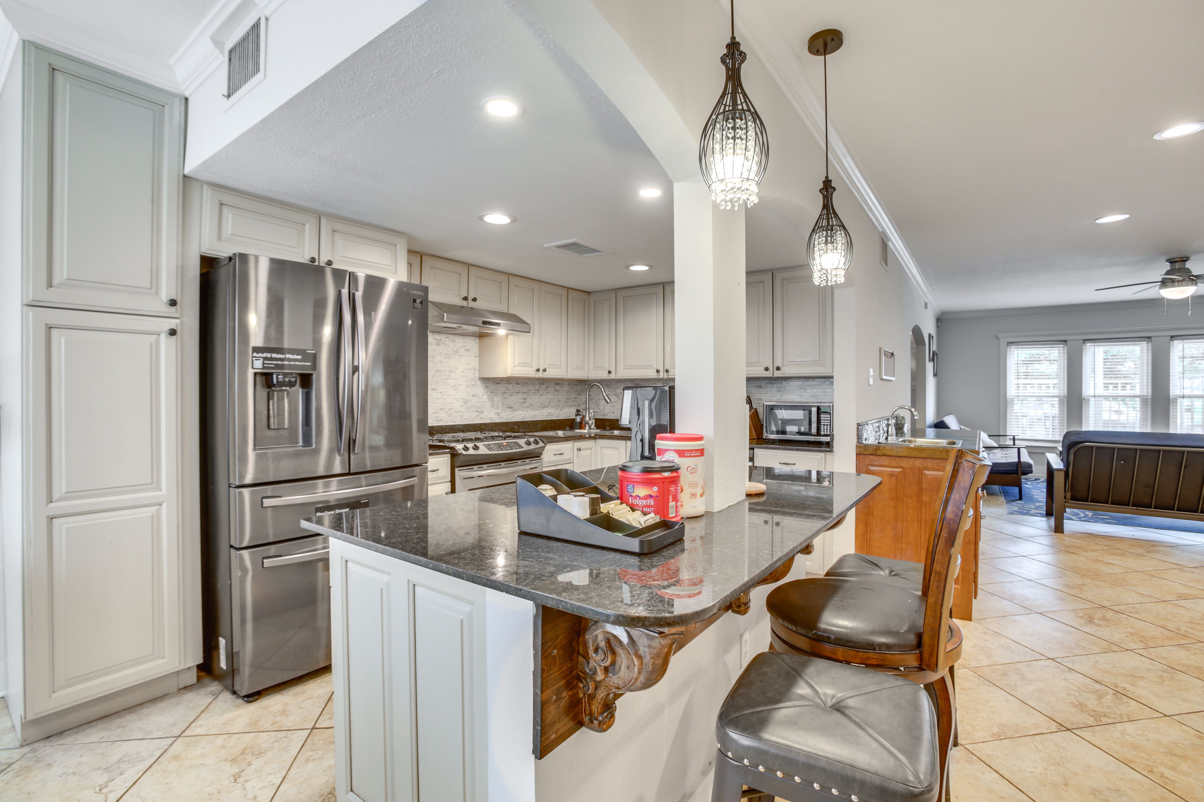 Kitchen | 1st Floor | Cooking Basics | Drip Coffee Maker | Blender | Microwave