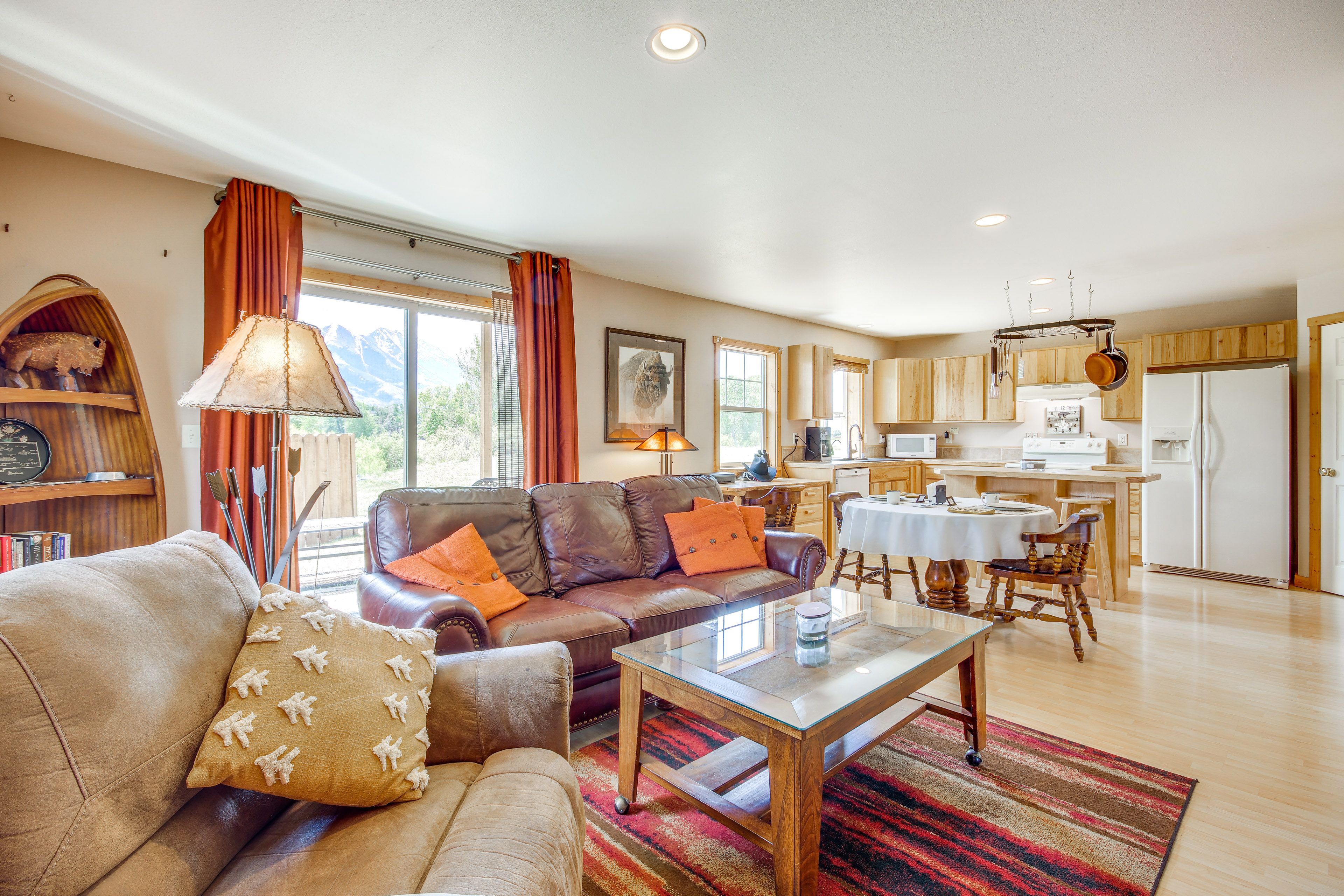 Living Room | Dining Area | Full Kitchen