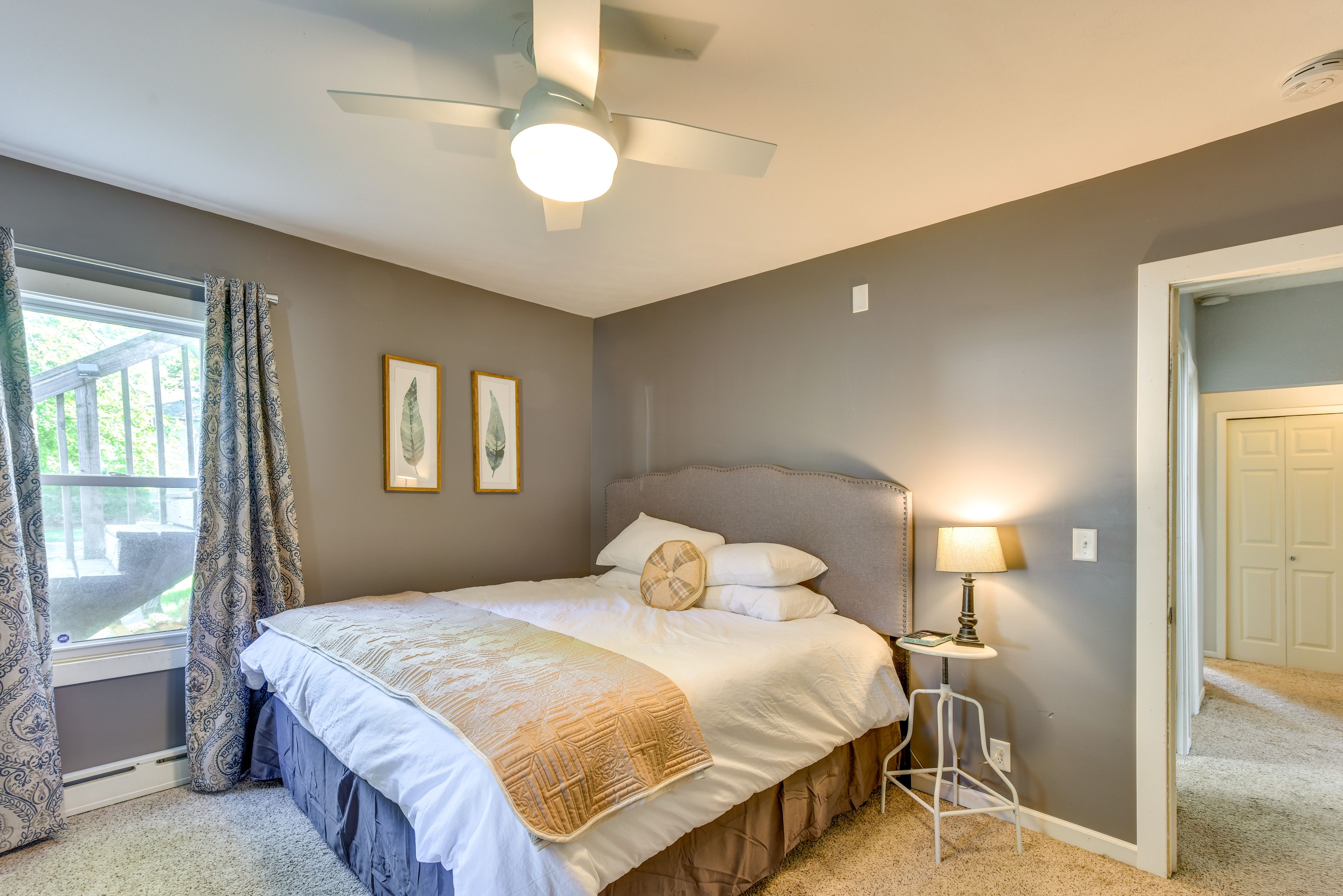 Bedroom 1 | King Bed | Linens Provided | Smart TV