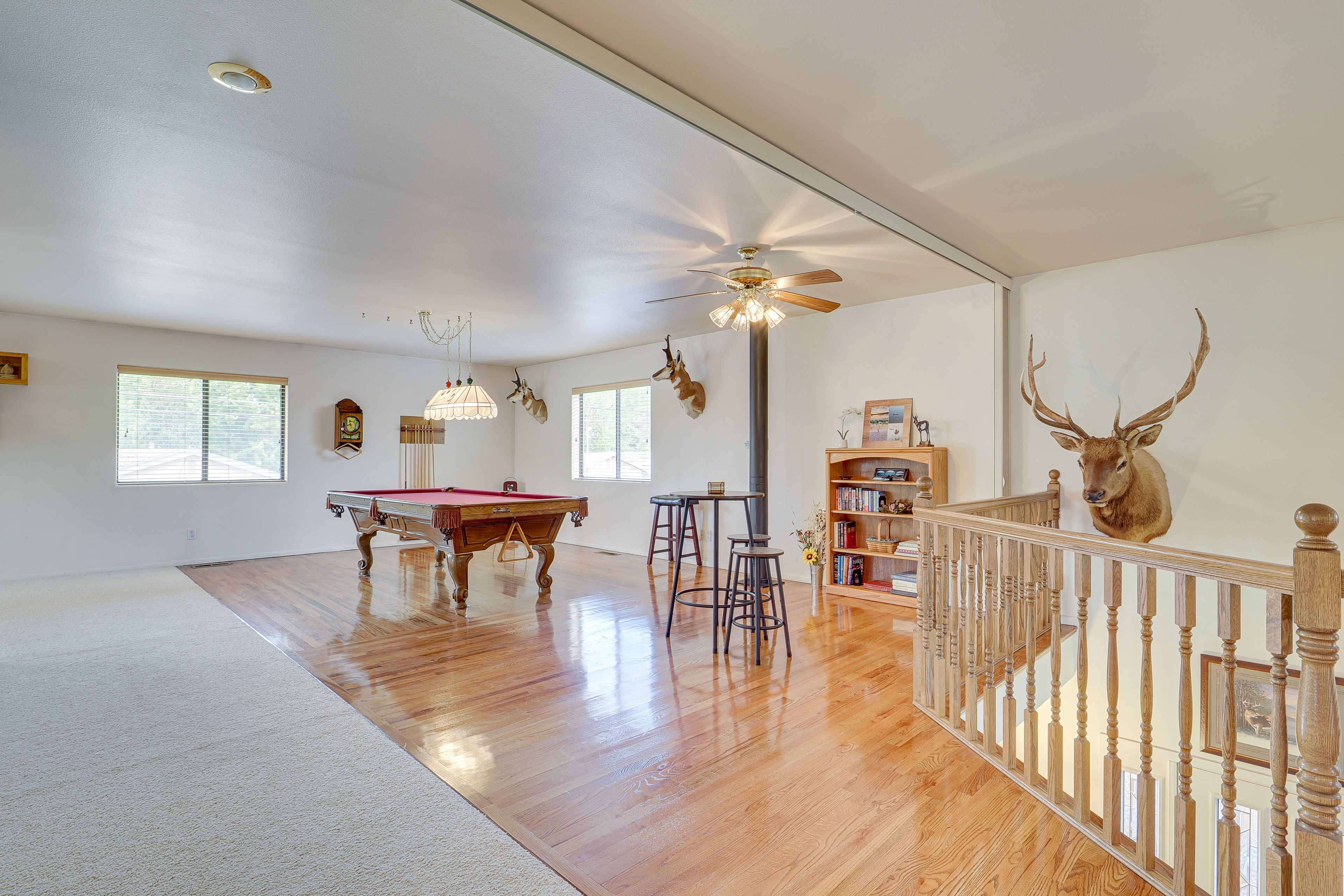 Game Room | 2nd Floor | Pool Table | Board Games | Books