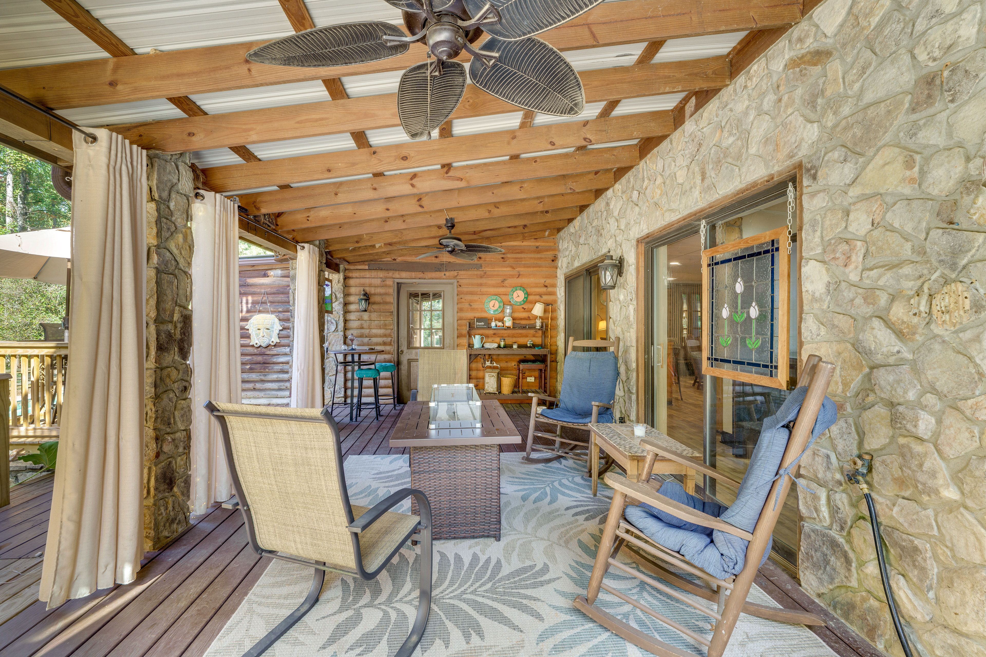 Shared Outdoor Space | Furnished Deck | Fire Pit