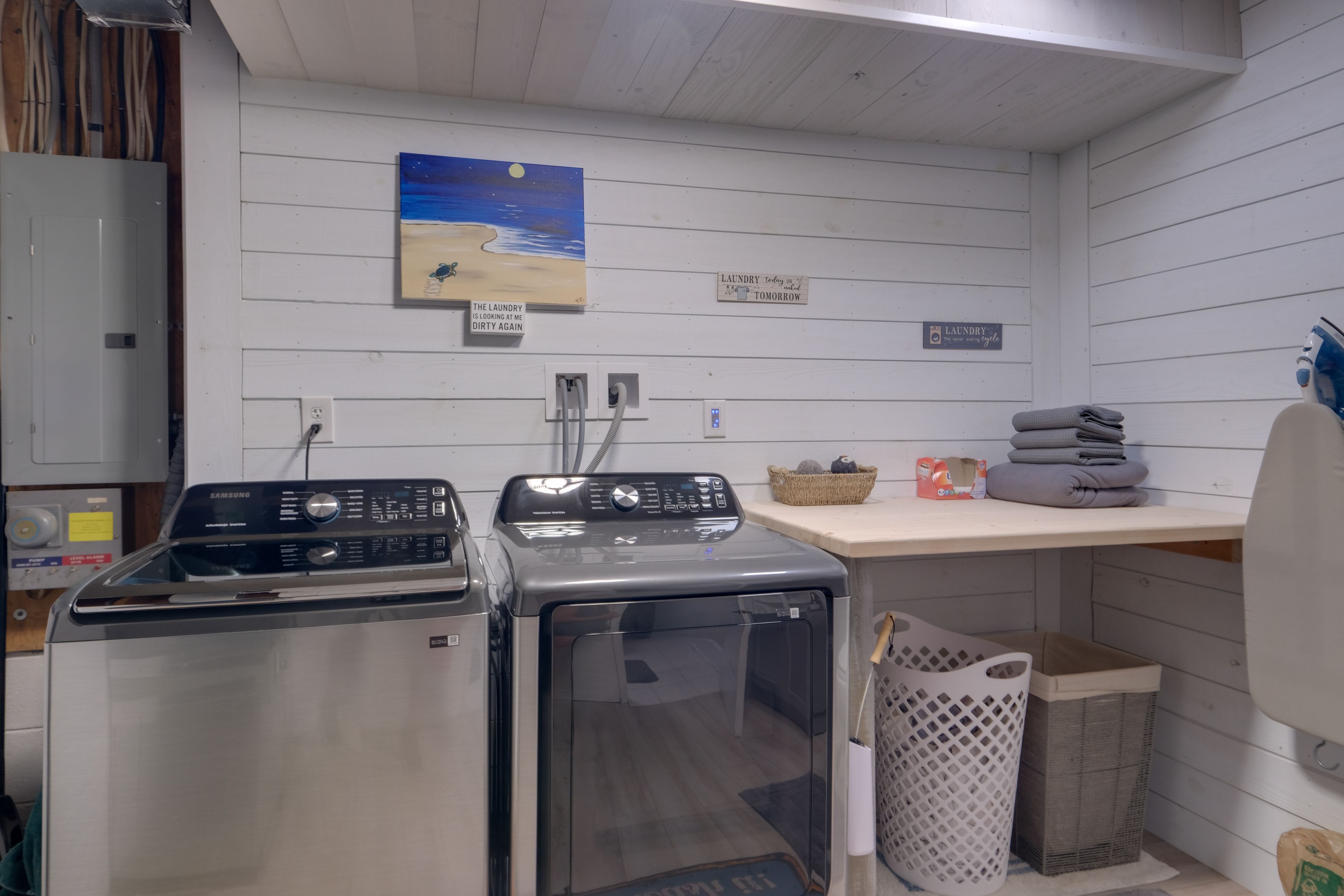 Laundry Area | Washer/Dryer | Laundry Detergent | Iron/Board