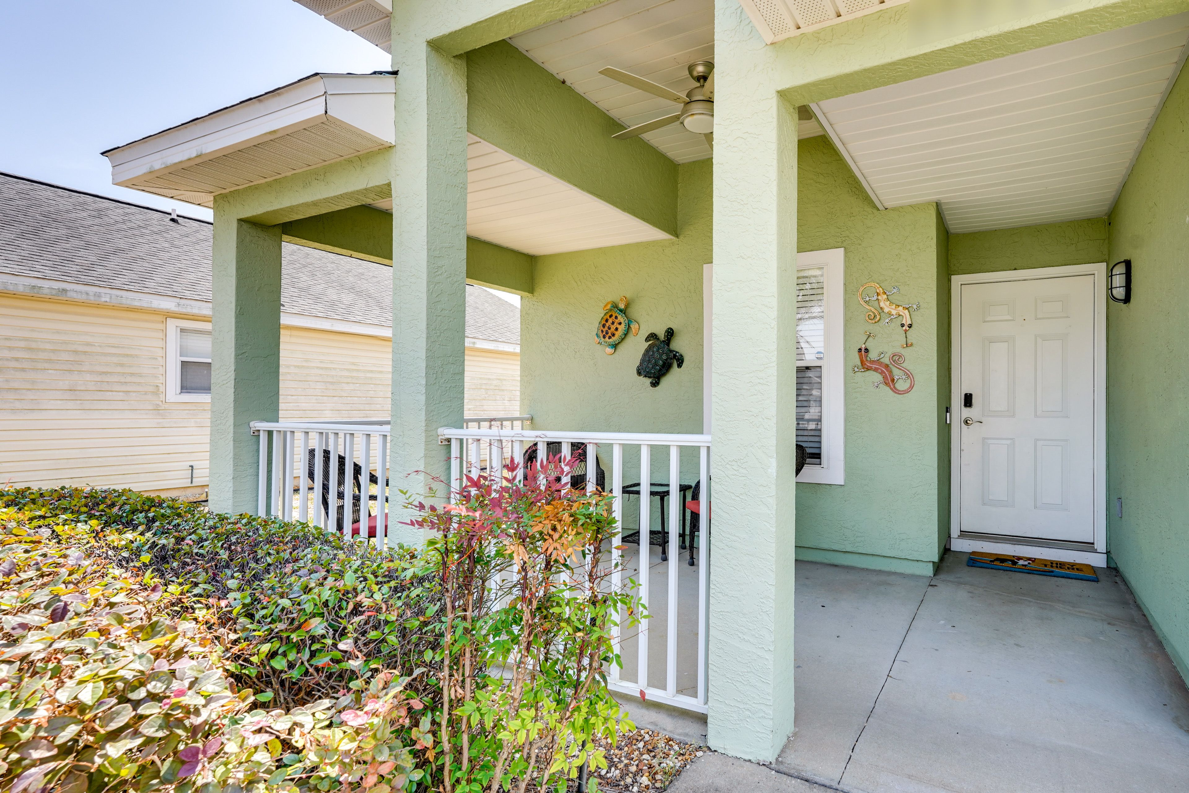 Home Exterior | 1,269 Sq Ft | Beach Supplies | Gated Community w/ Perks