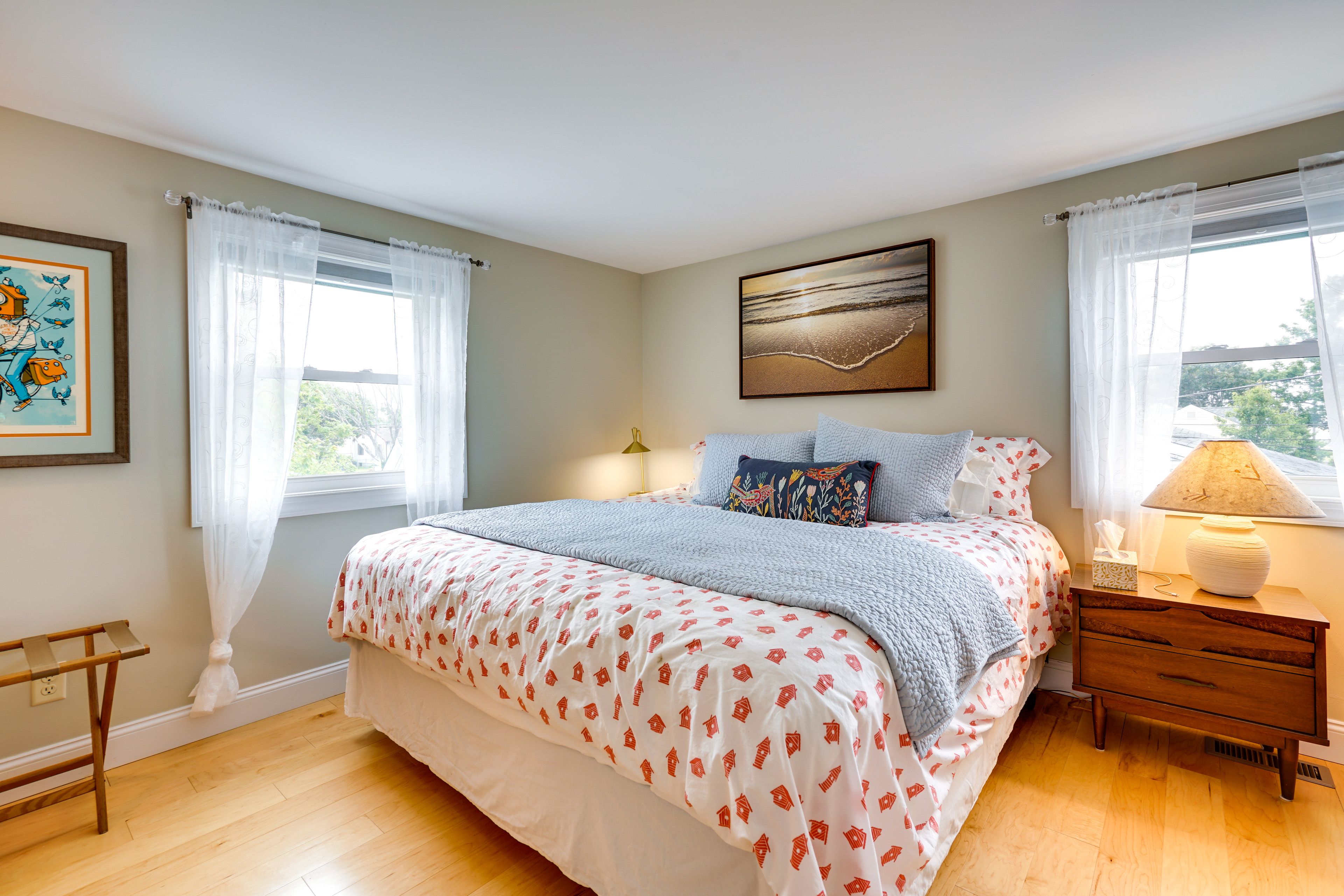 Bedroom 2 | Upper Level | King Bed | Twin Cot Available
