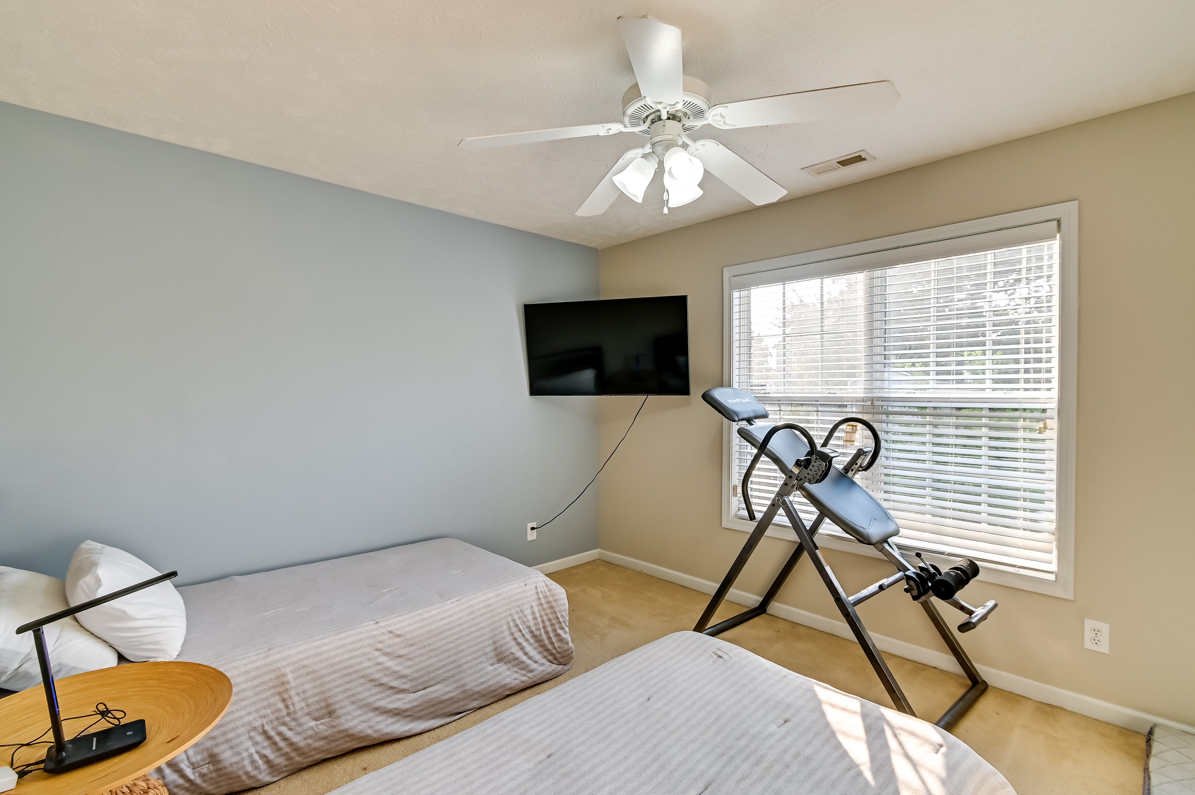 Bedroom 3 | Main Level | 2 Twin Beds | Inversion Table