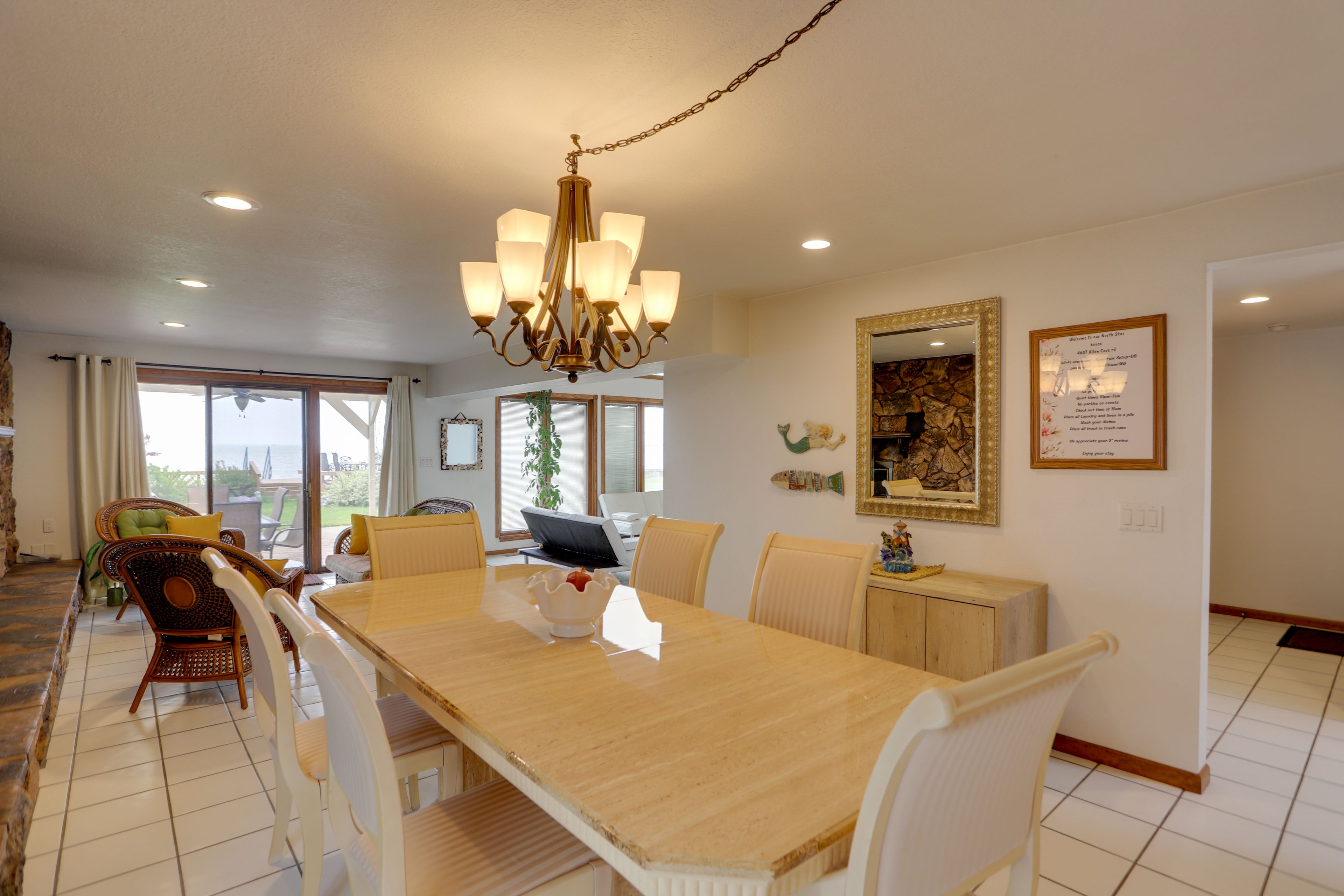 Dining Room | Dishware & Flatware Provided
