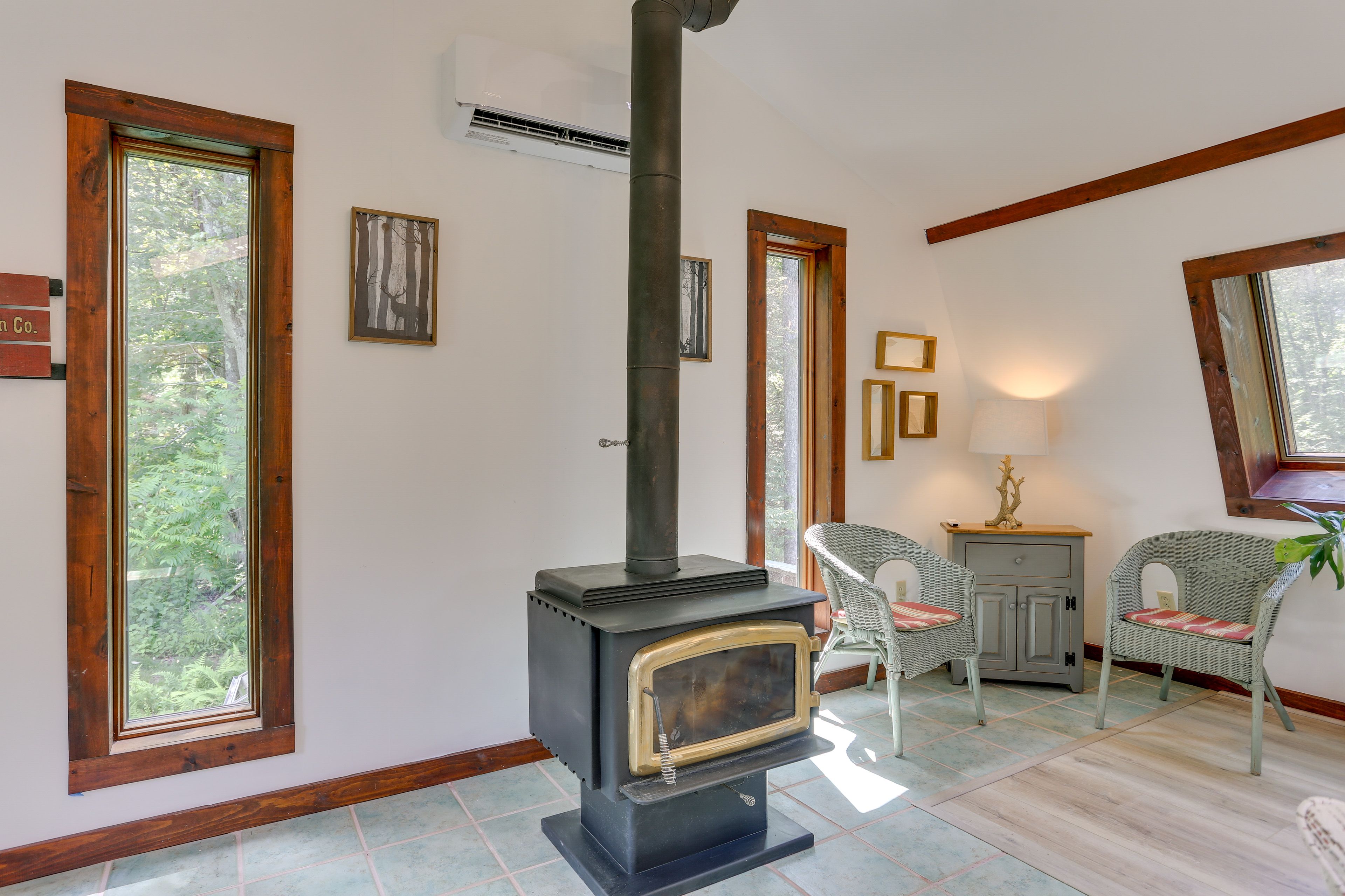 Wood-Burning Stove (Wood Provided)