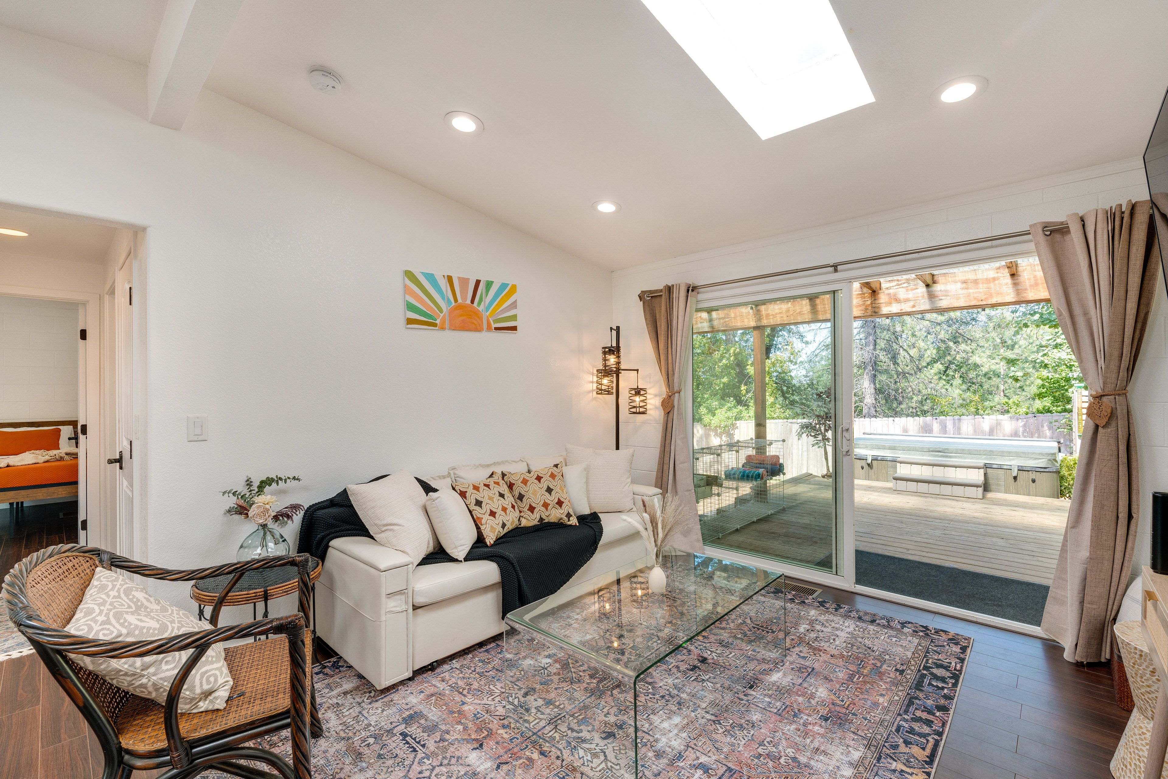 Living Room | Smart TV w/ Cable | Queen Sleeper Sofa