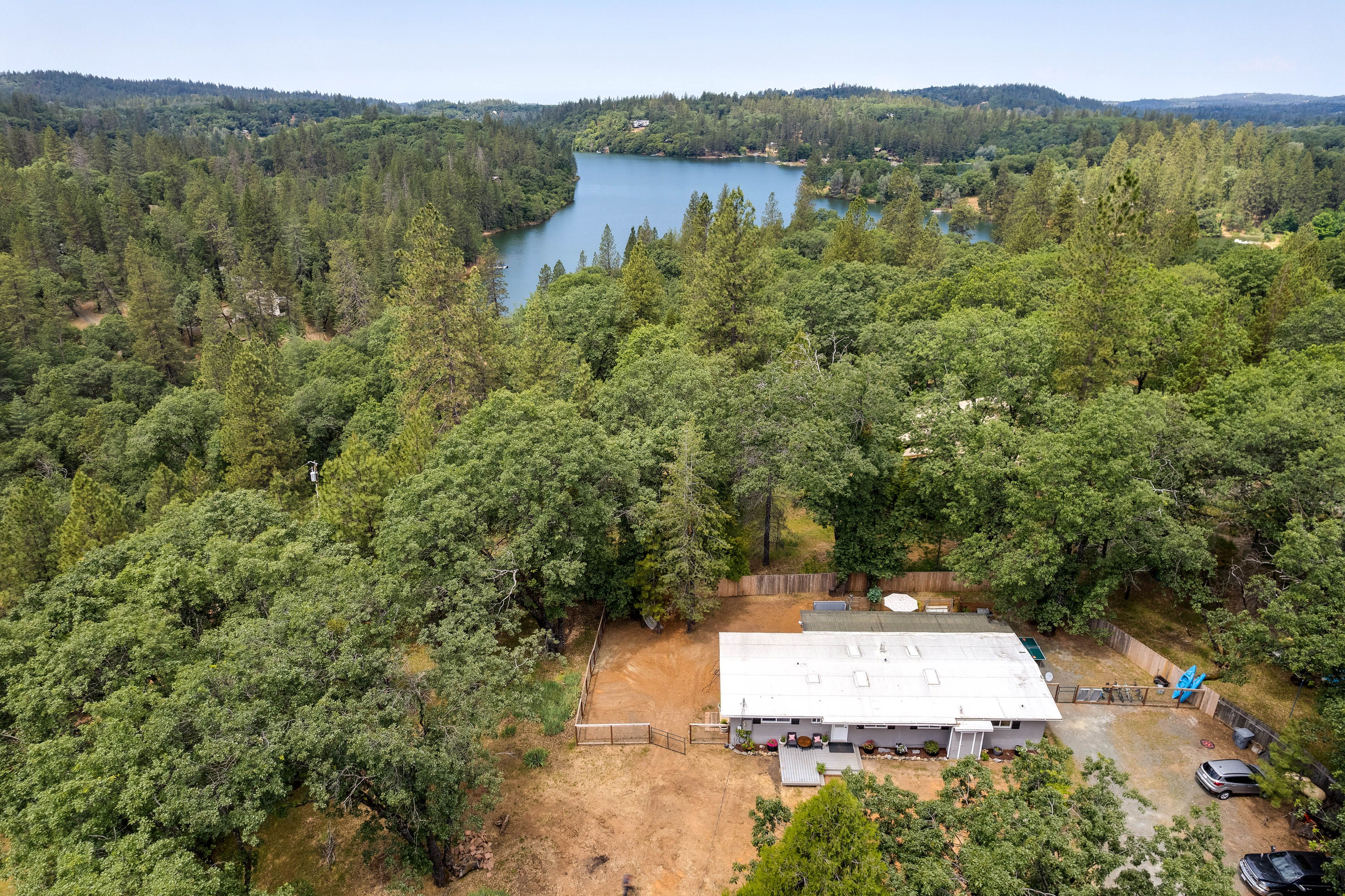 Aerial View of Property | 2.6-Acre Property | Lake Combie View (No Access)