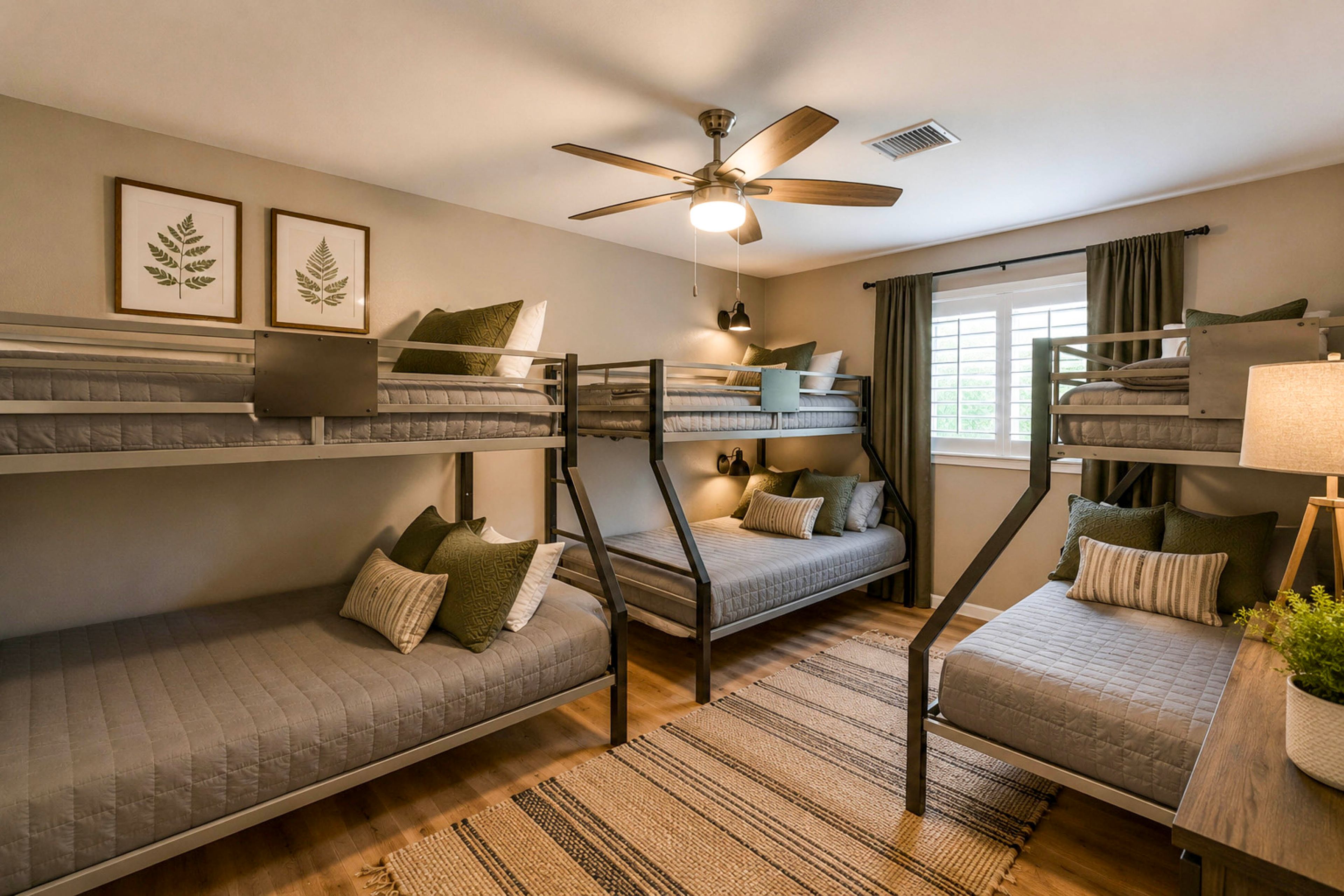 Bedroom 3 | 3 Twin/Full Bunk Beds