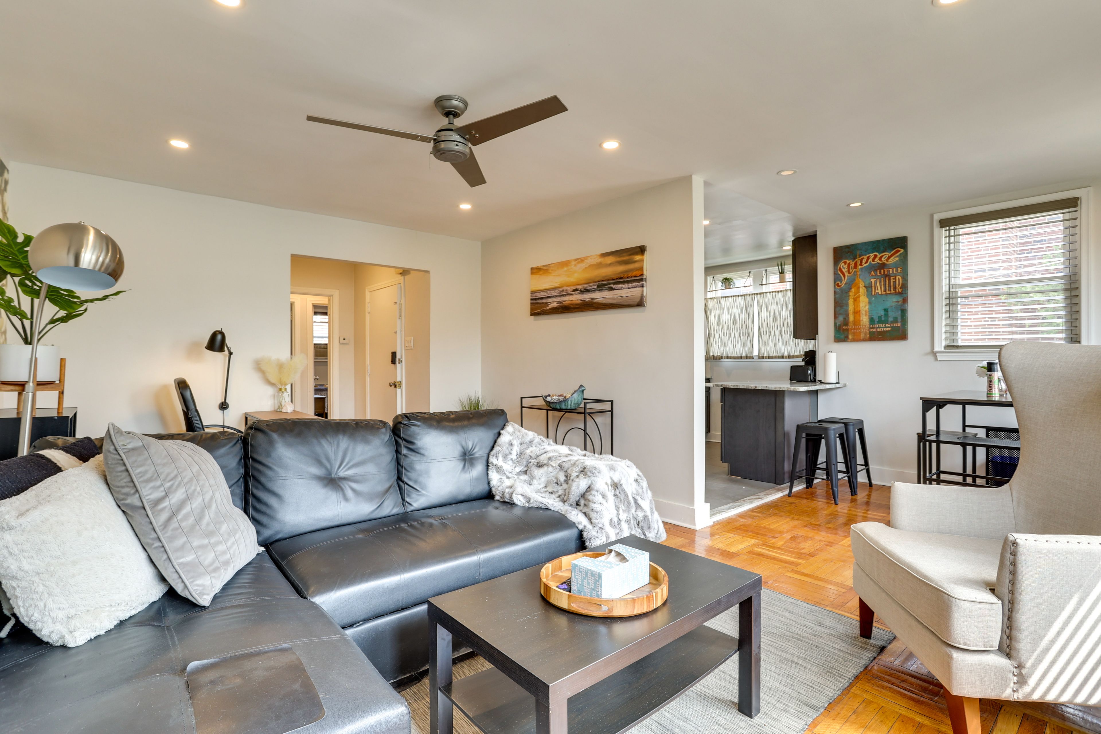 Philadelphia Vacation Rental | 2BR | 1BA | 1,100 Sq Ft | 4 Steps to Enter