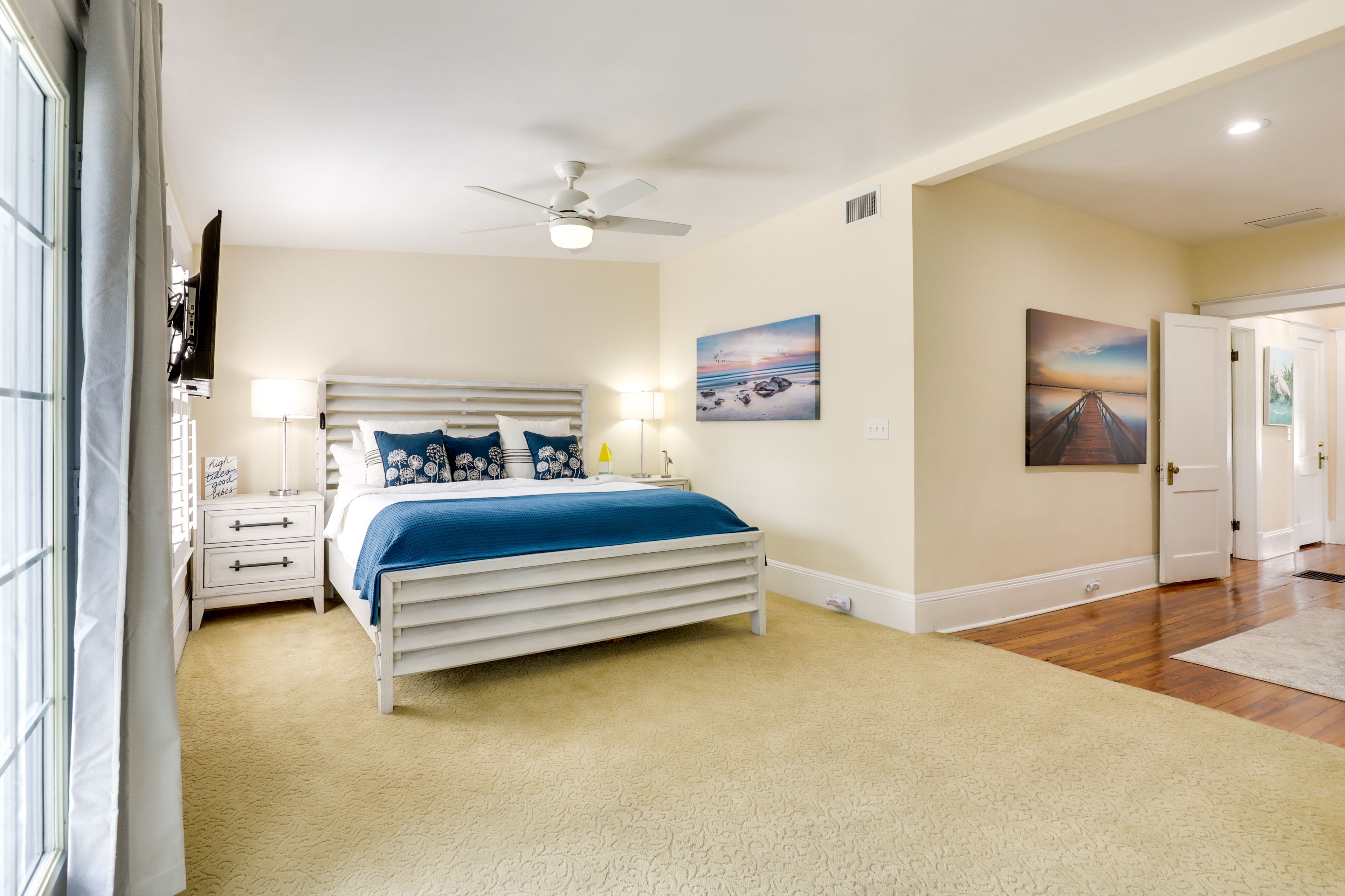 Bedroom 1 | California King Bed | En-Suite Bathroom | Walk-In Closet
