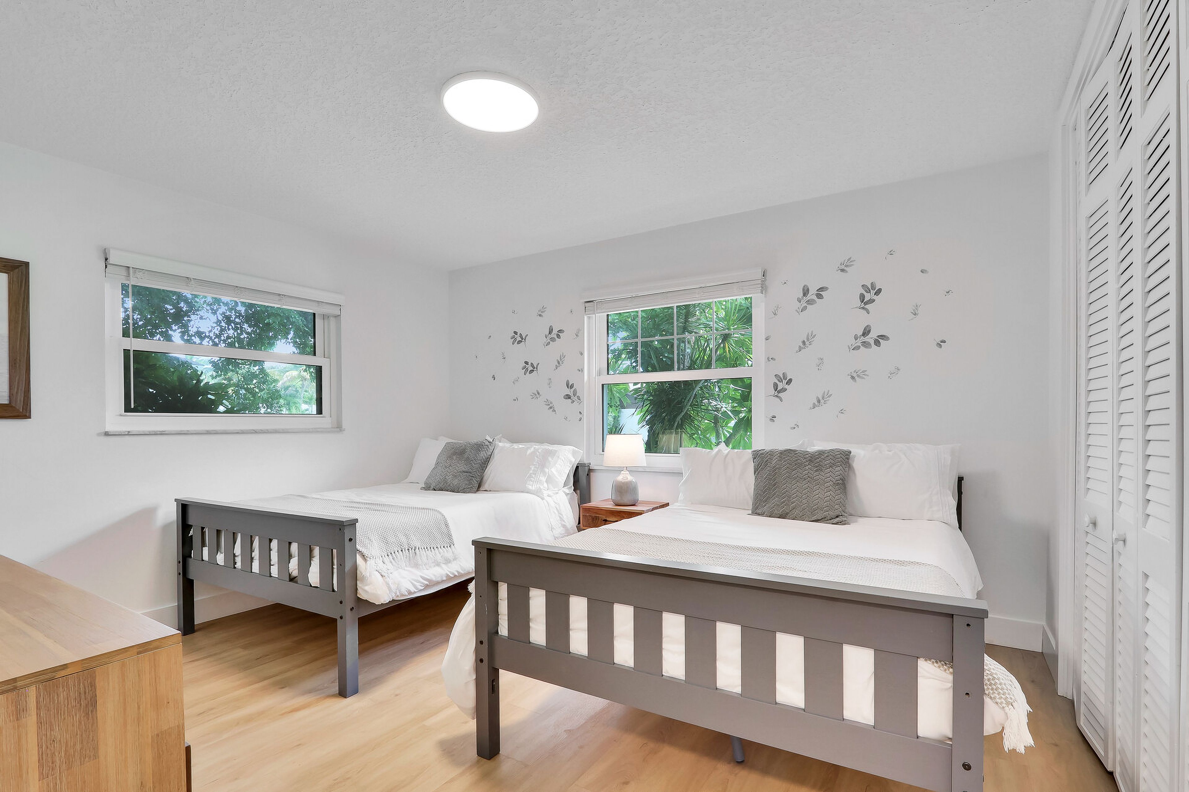 Bedroom 3 | 2 Full Beds | Smart TV w/ Cable