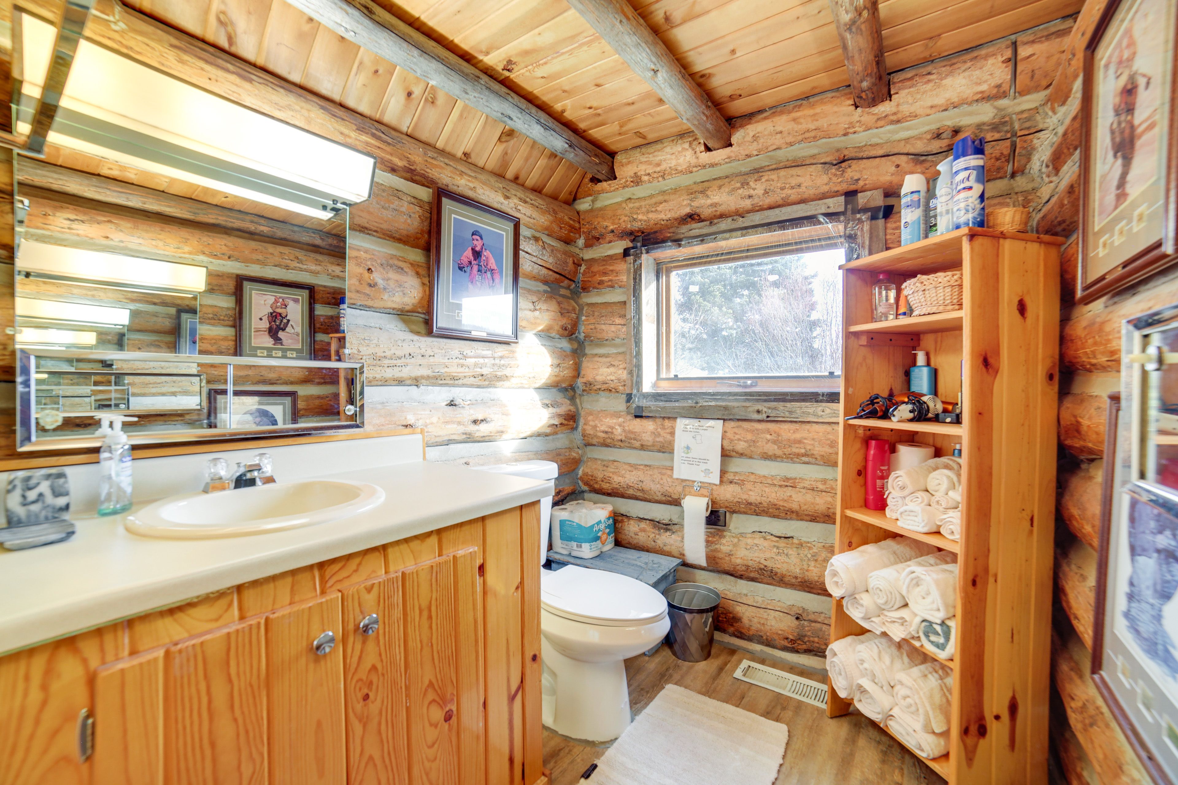 Full Bathroom | 1st Floor | Walk-In Shower | Complimentary Toiletries