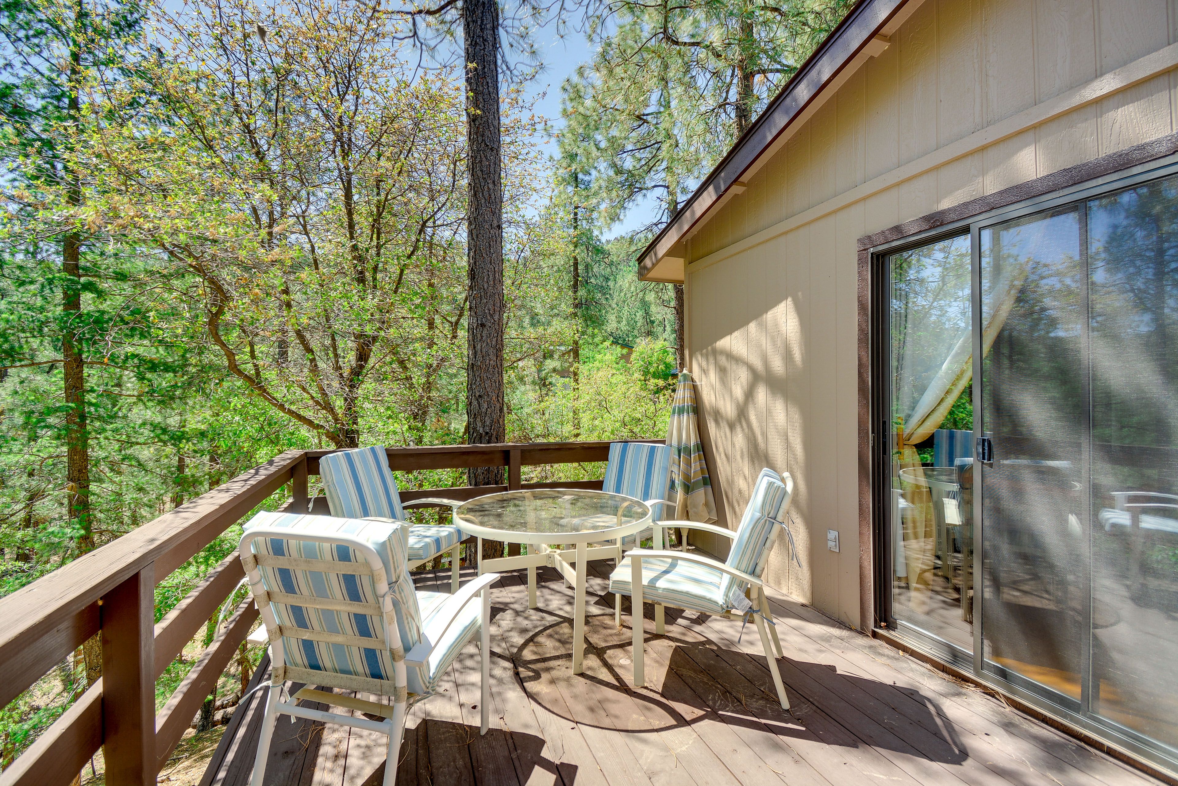 Private Deck | Main Level | Access via Bedroom 1