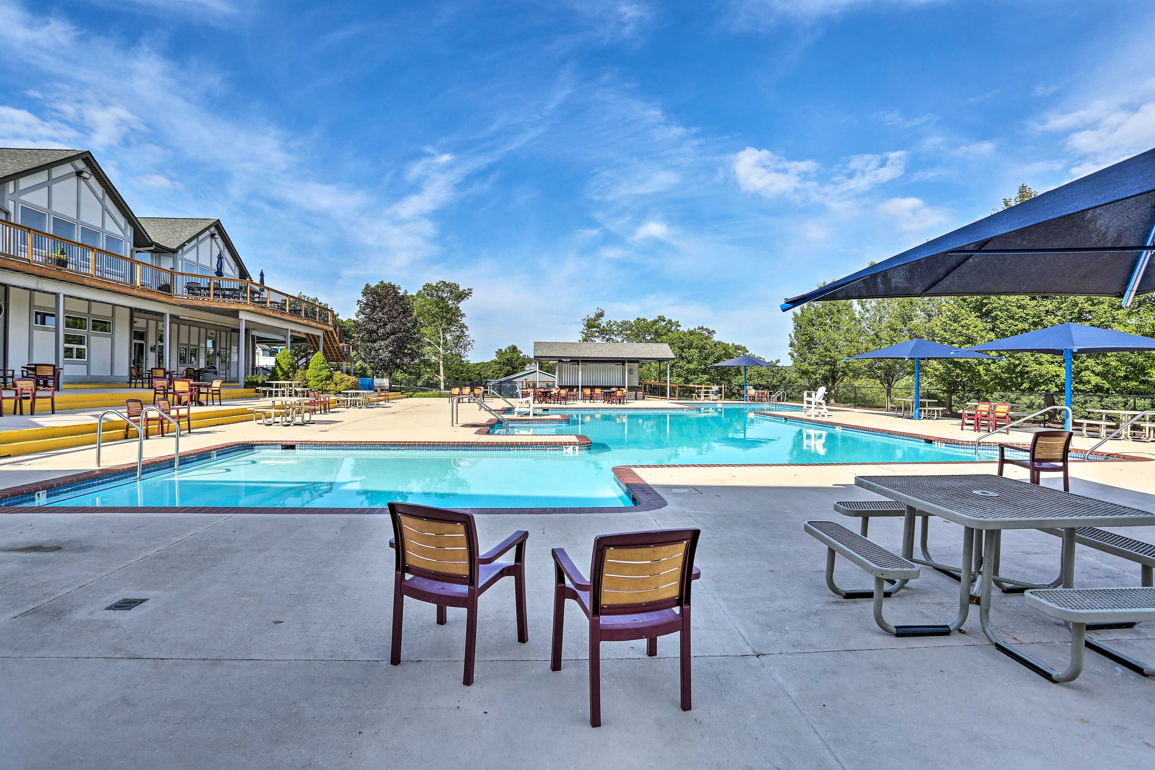 Community Pool | Tennis & Basketball Courts | Self Check-In