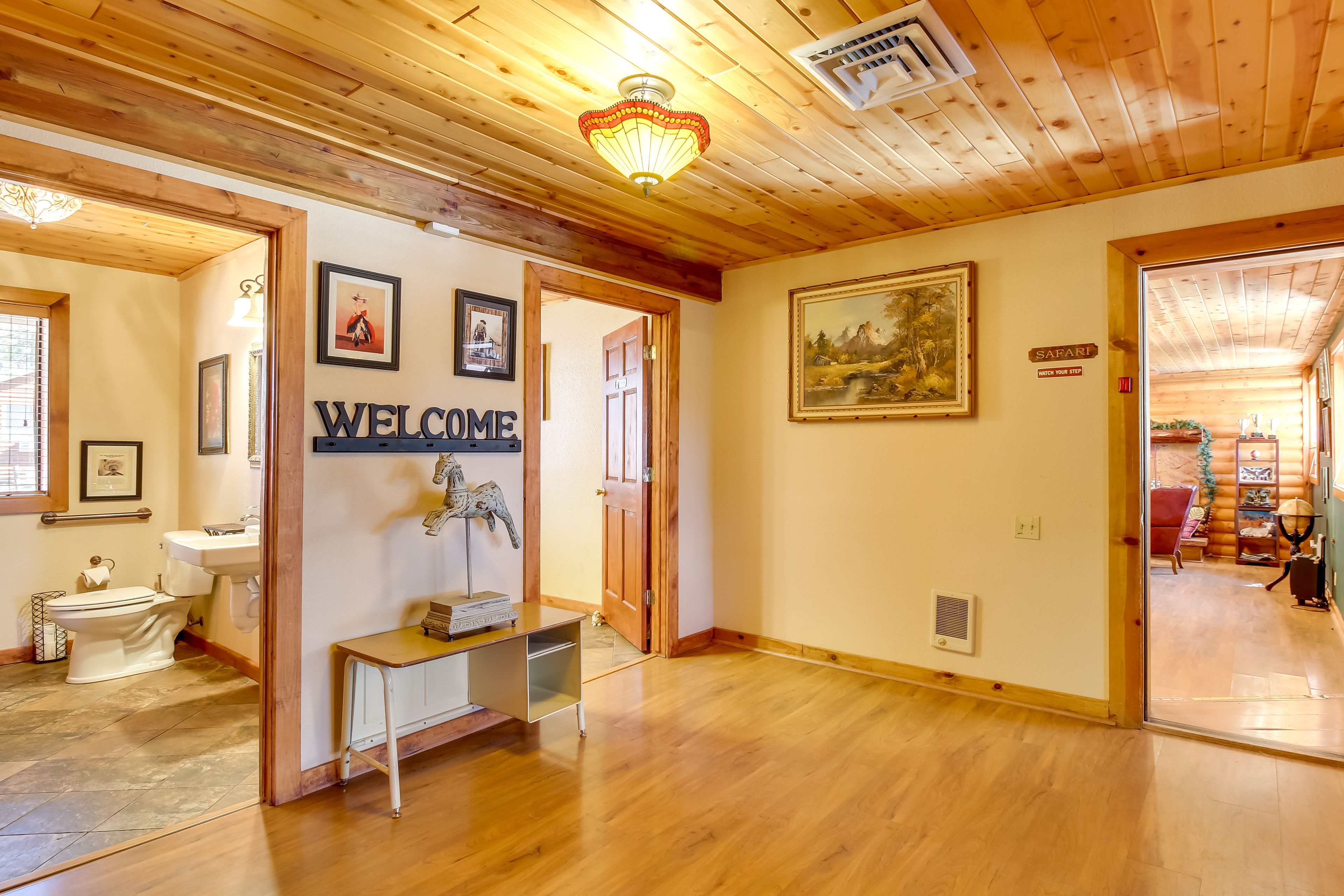 Hallway | 2 Half Bathrooms