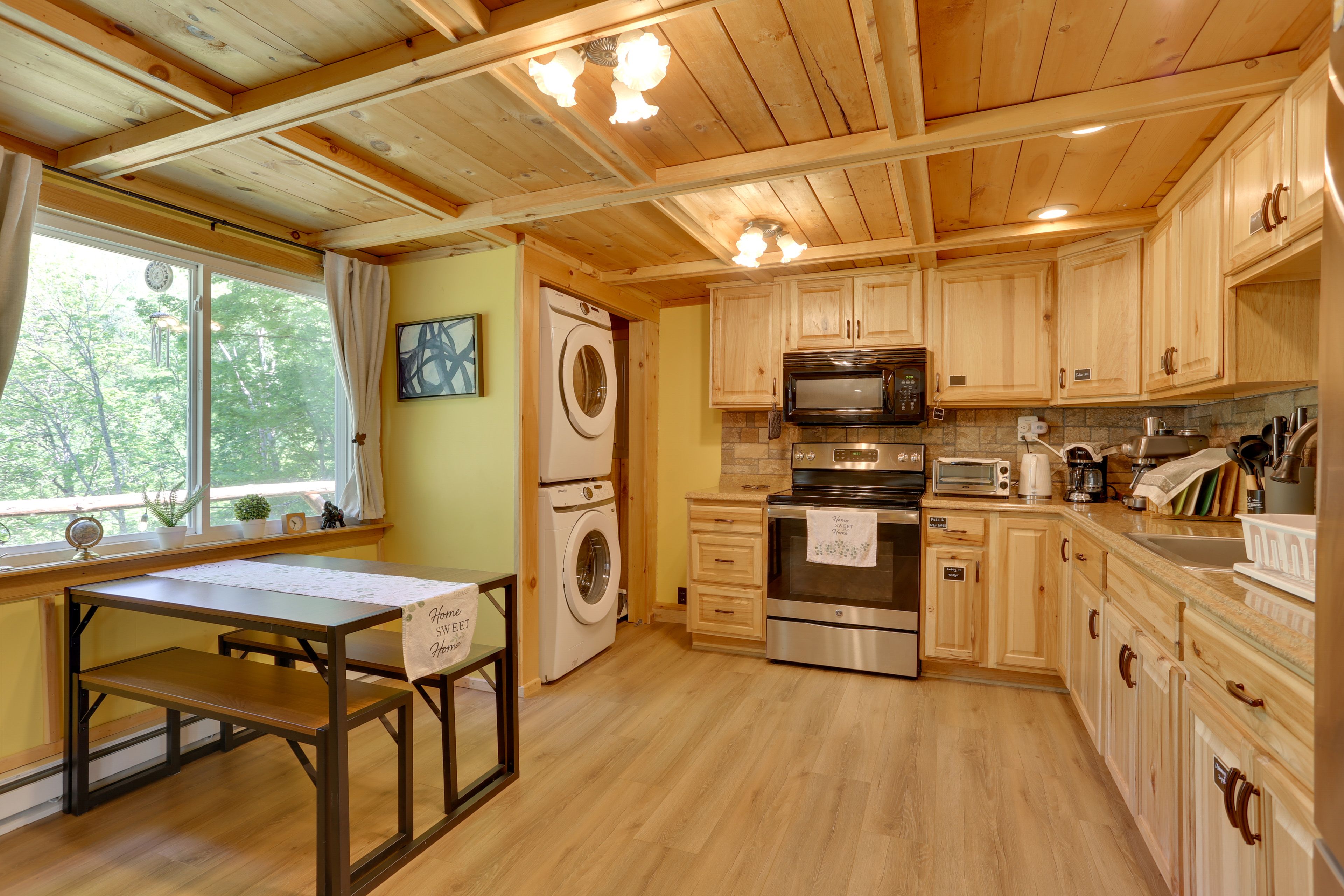 Kitchen | 1st Floor | French Press | Espresso Machine | Washer & Dryer