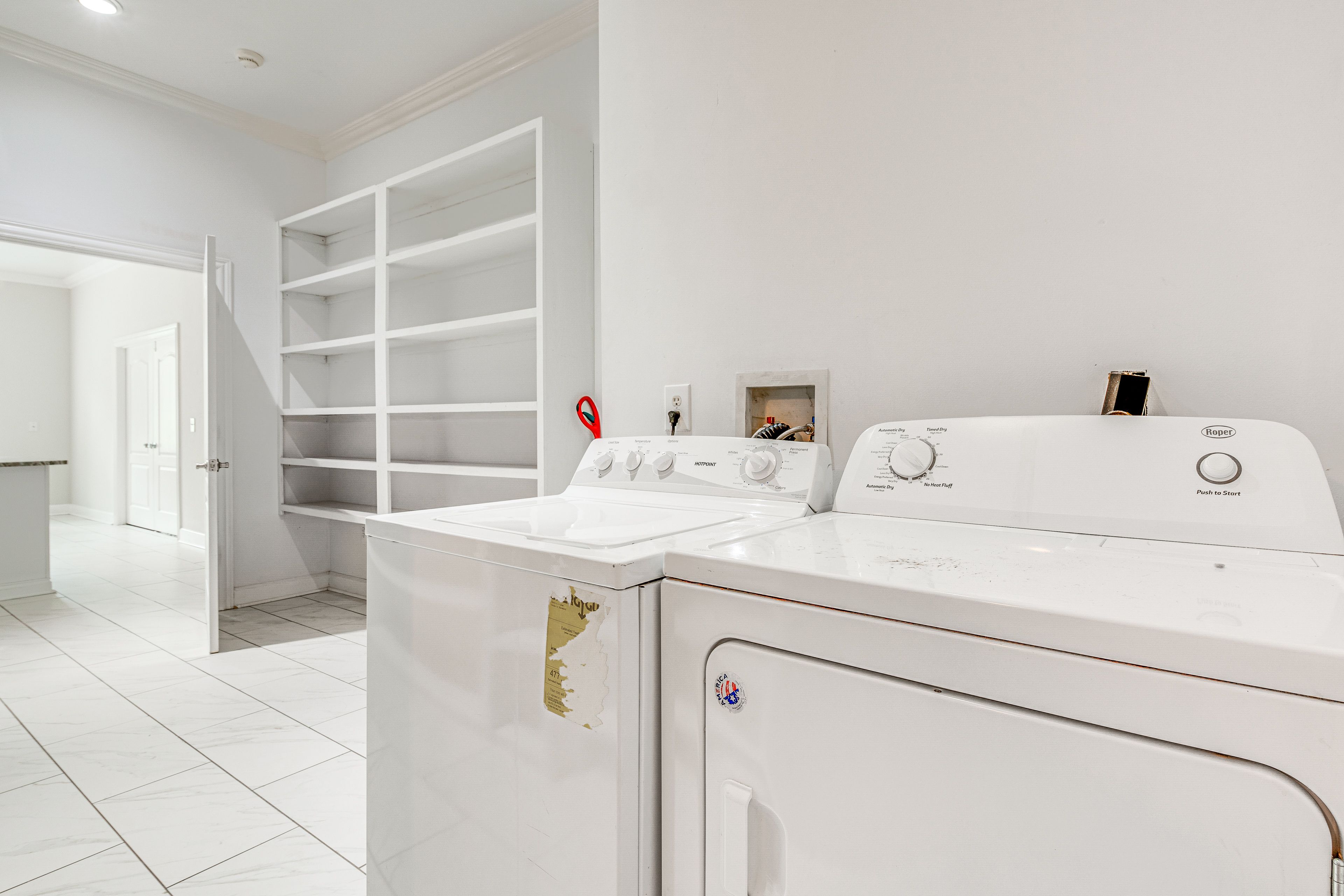 Storage Area | Main Level | Washer + Dryer