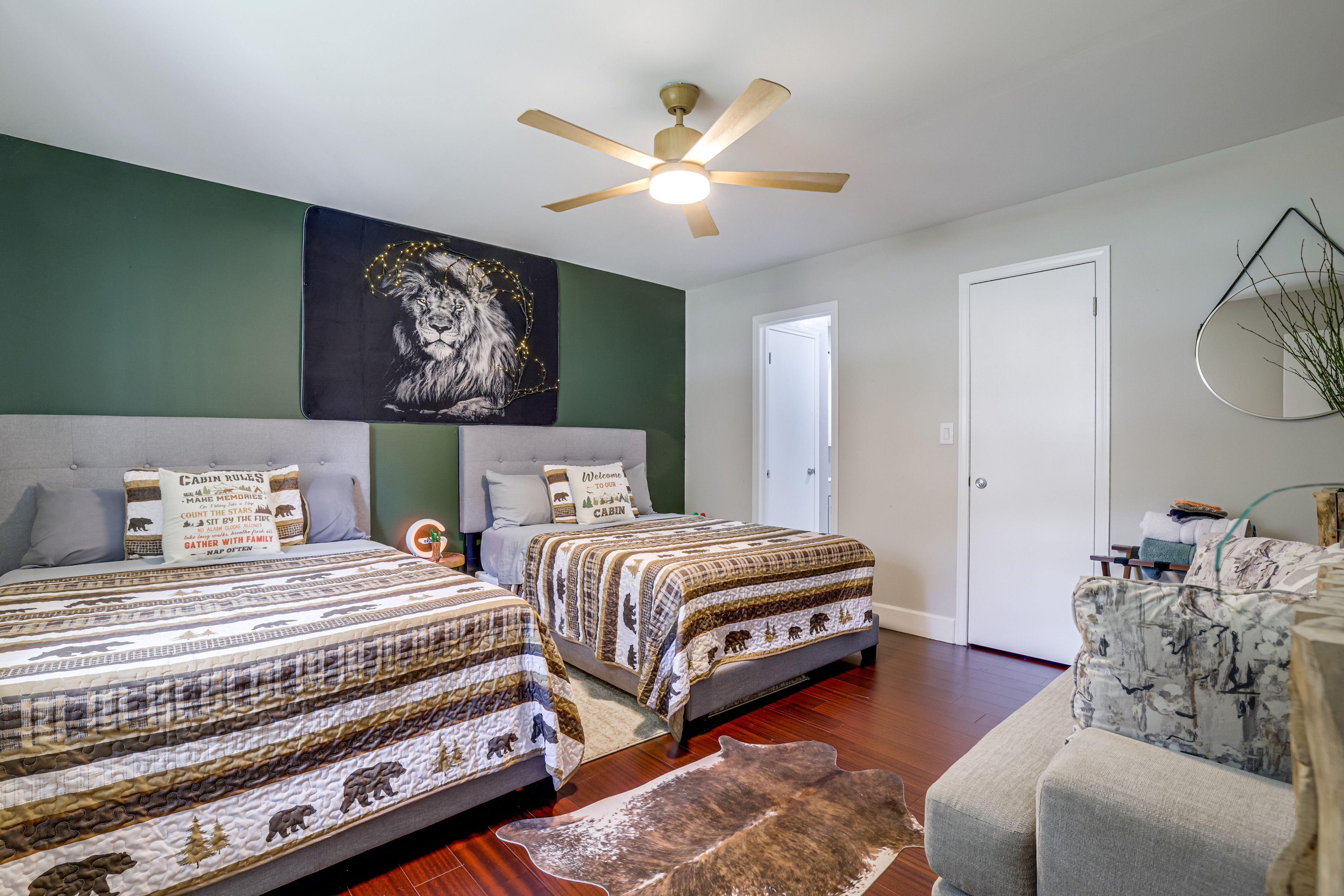 Bedroom 3 | 2 Full Beds