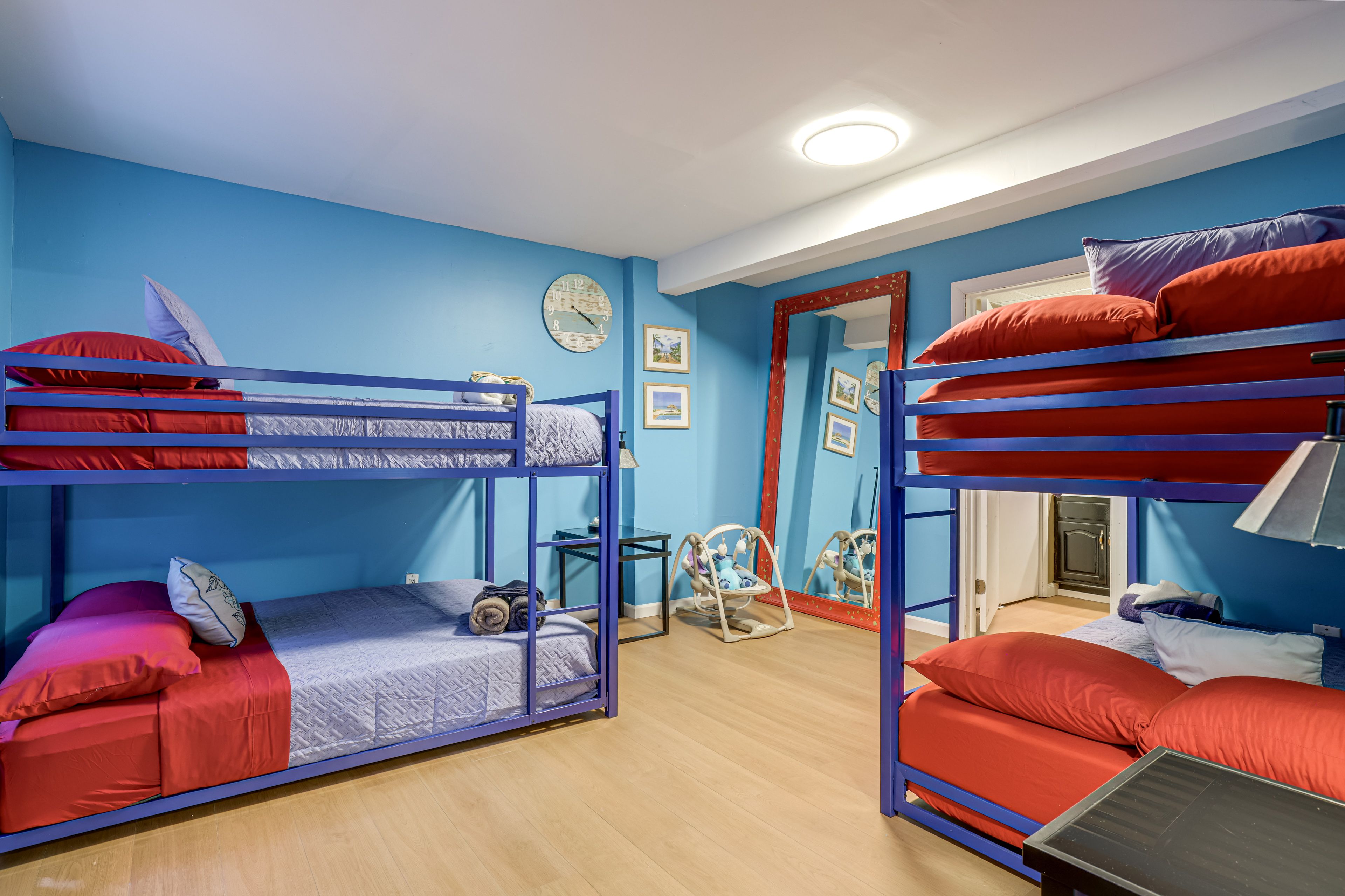 Bedroom 1 | 2 Full Bunk Beds