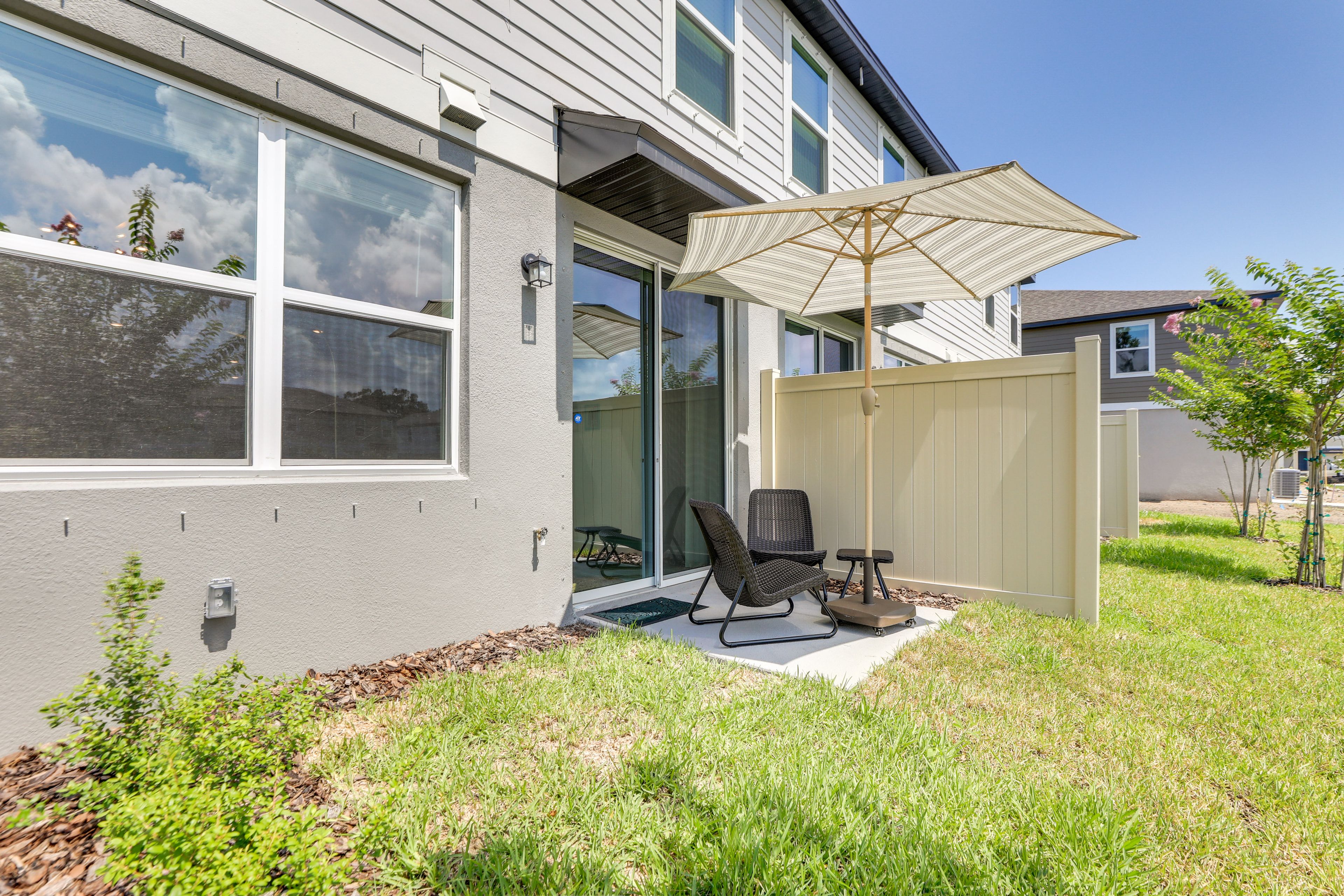 Private Patio | Pet Friendly w/ Fee
