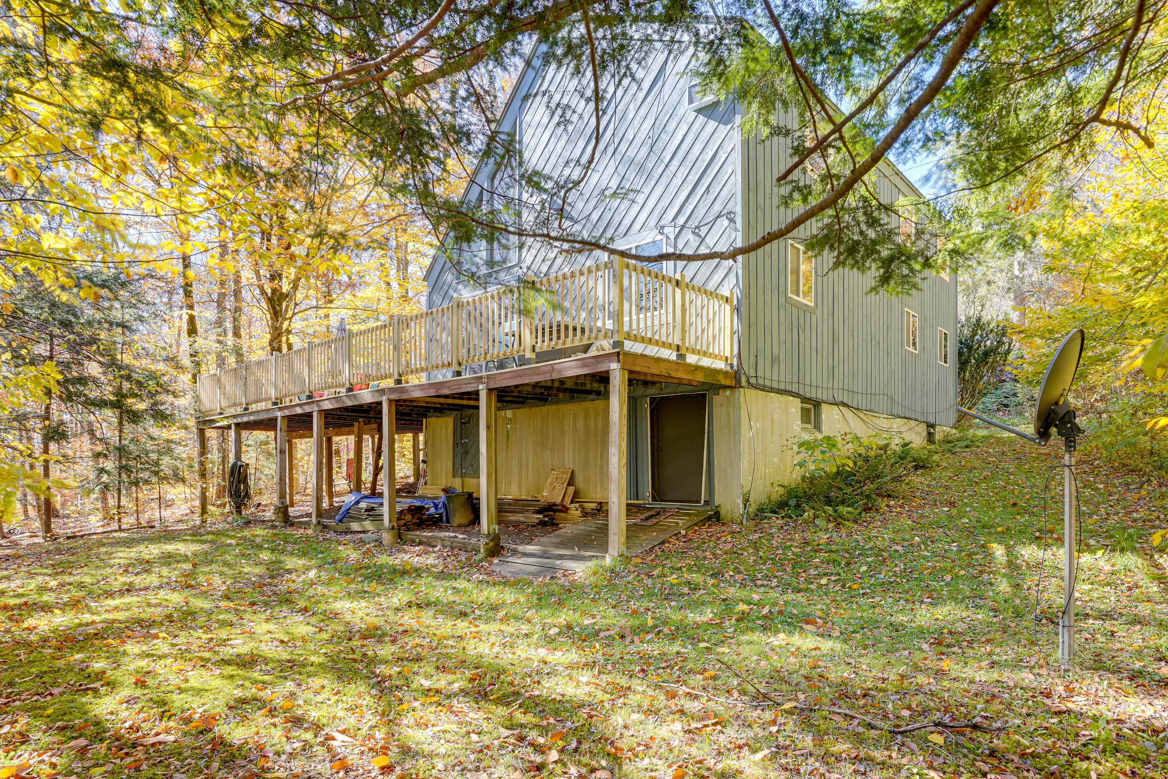 Exterior | Private Yard | On-Site Creek