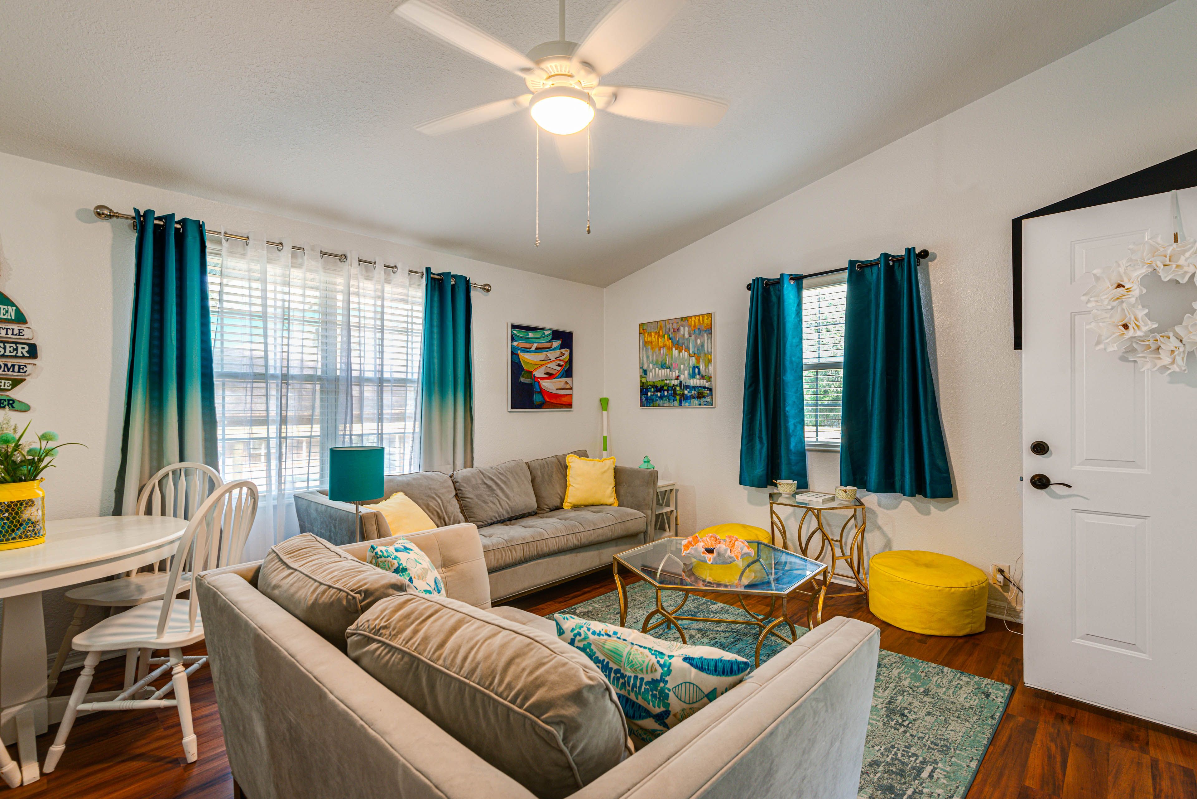 Keystone Heights Vacation Rental | 2BR | 1BA | 1,100 Sq Ft | 1 Exterior Step