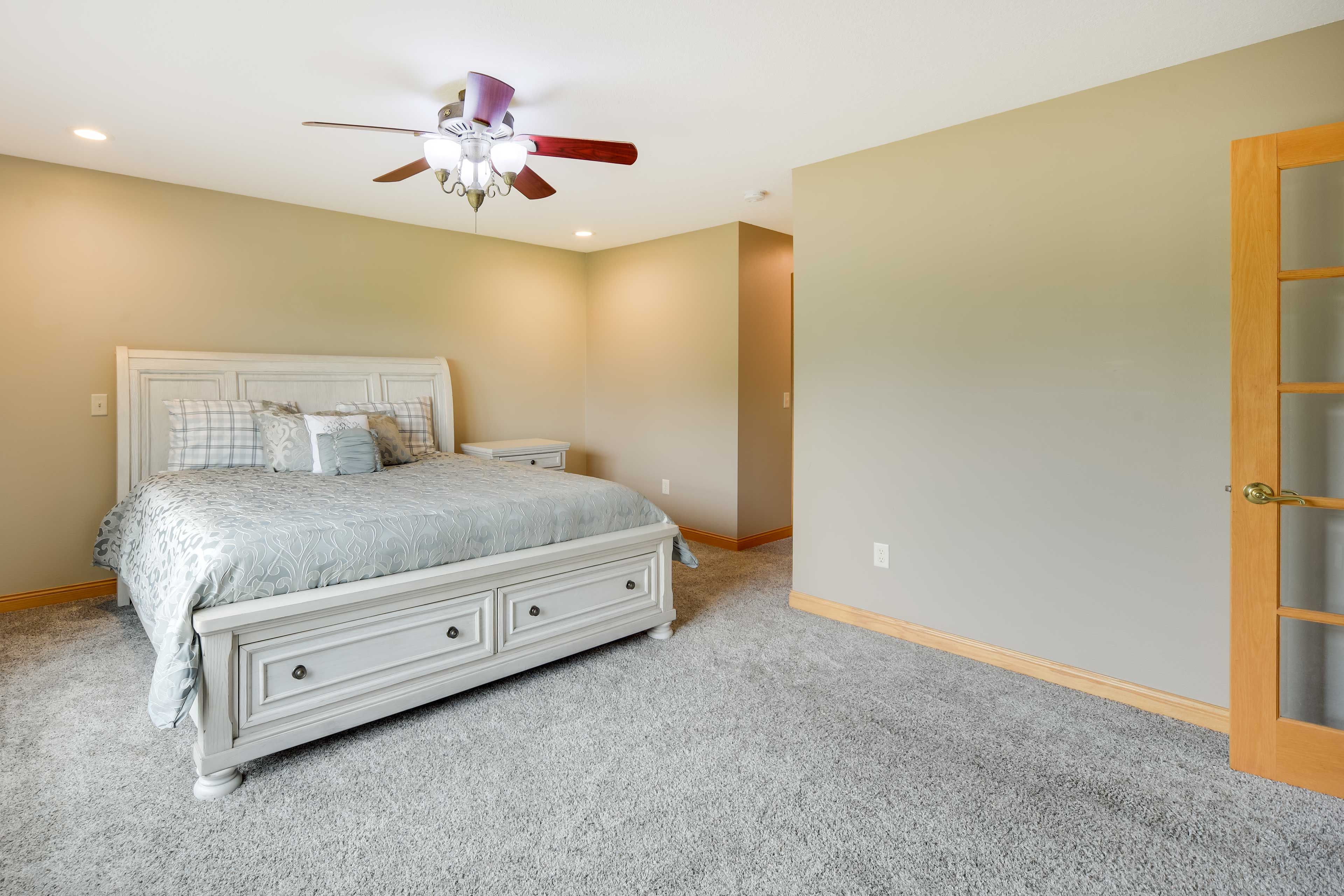 Bedroom 1 | King Bed | 2nd Floor | Large Walk-In Closet