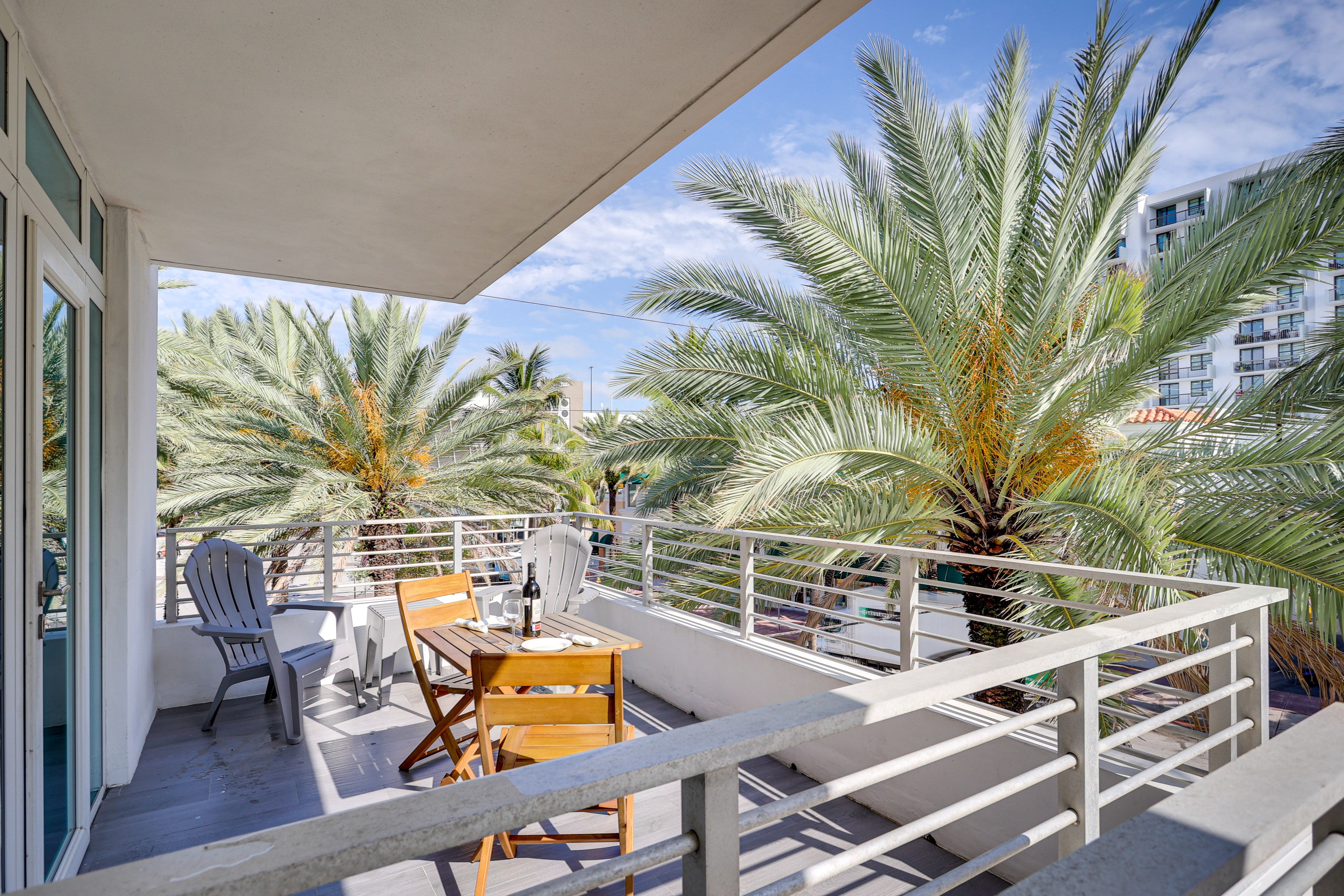 Private Balcony | 3rd-Floor Unit | 24-Hour Building Access