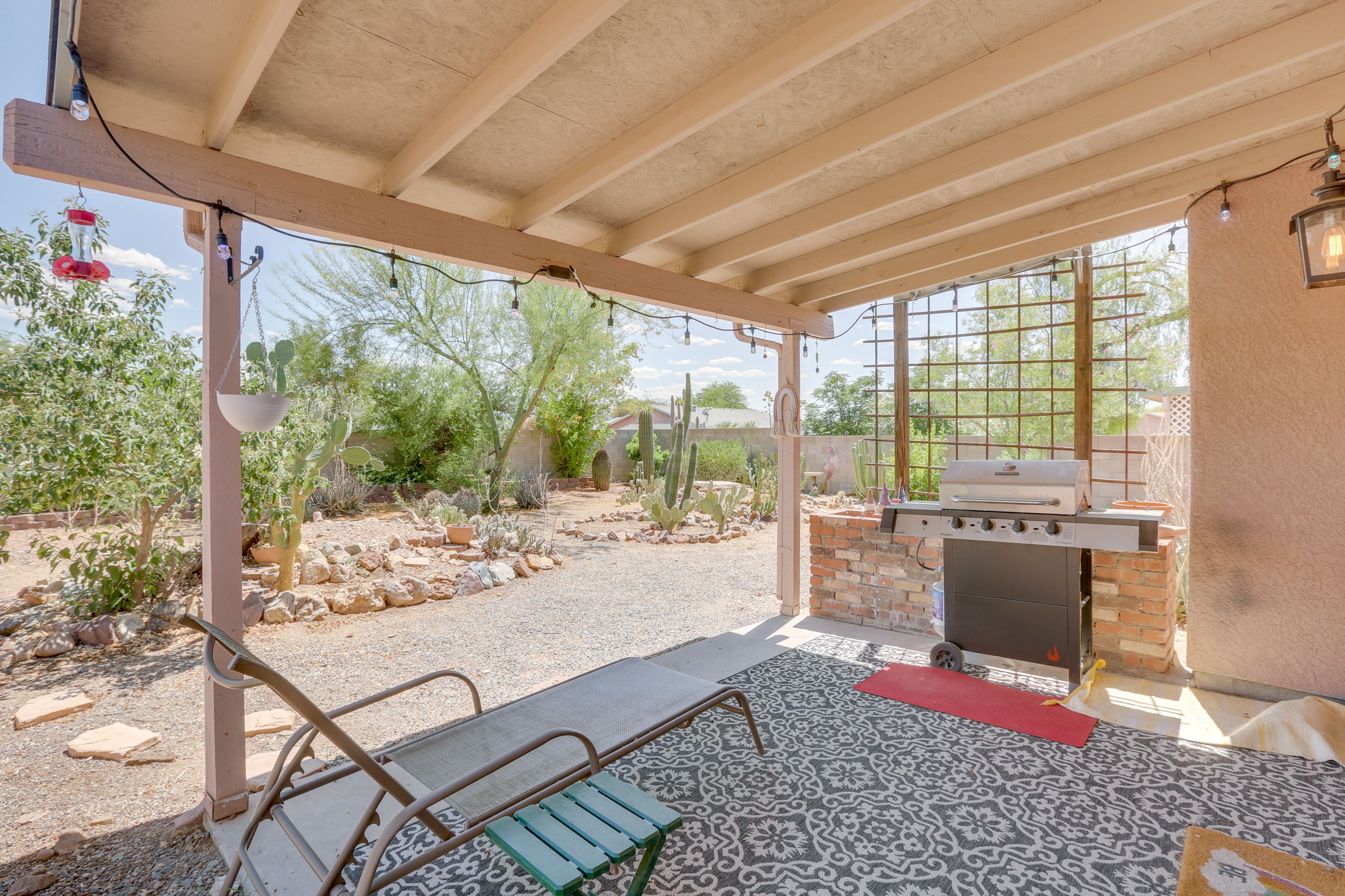 Tucson Vacation Rental | 3BR | 2BA | 1,594 Sq Ft | Small Step for Entry