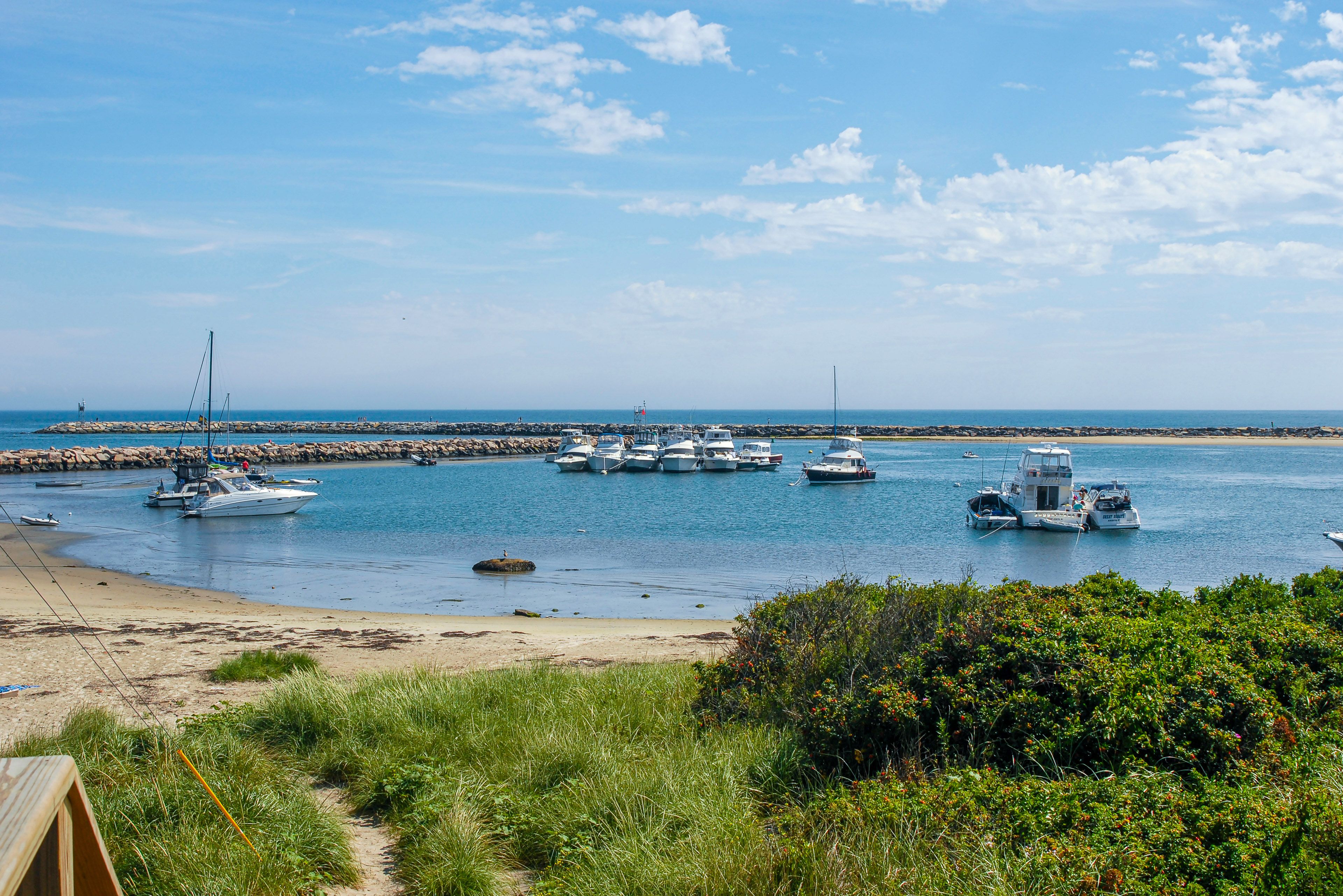 Block Island Harbor & Beach | Steps Away
