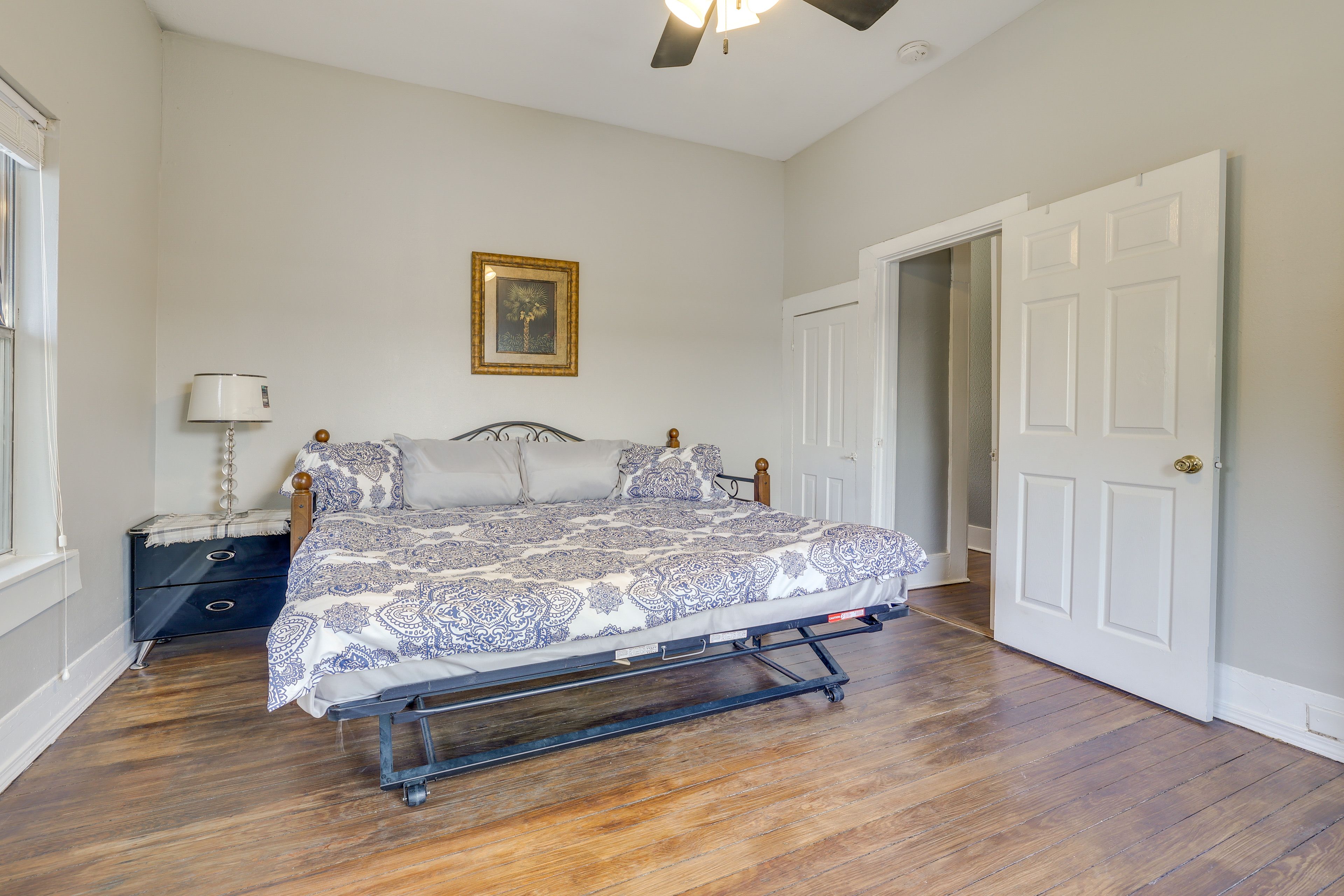 Bedroom 1 | King Bed (Convertible to Daybed or 2 Twin Beds) | Wall A/C Unit