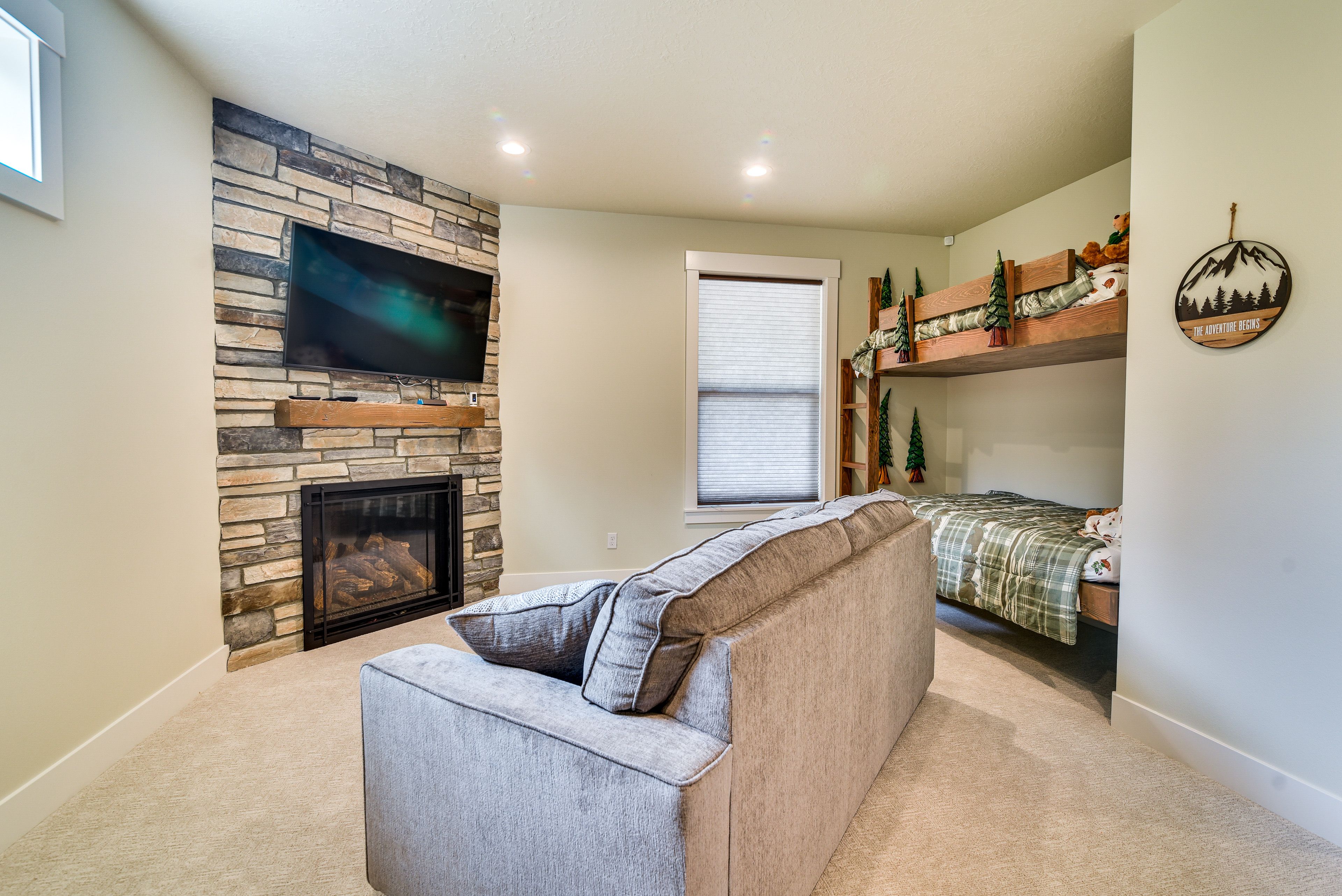 2nd Living Room | Twin Bunk Bed | Full Sleeper Sofa