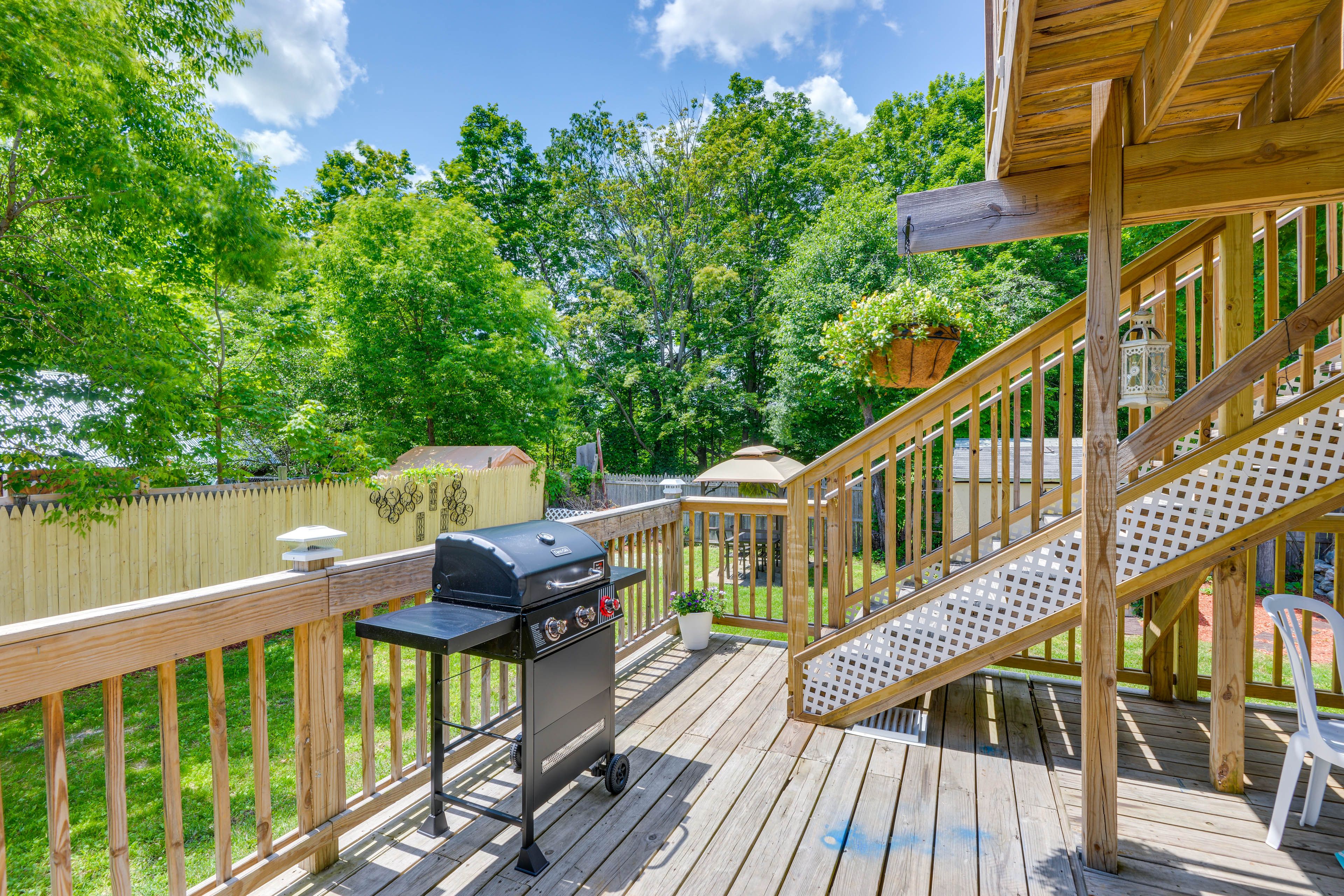 Lower Deck | Gas Grill (Propane Provided) | Hammock