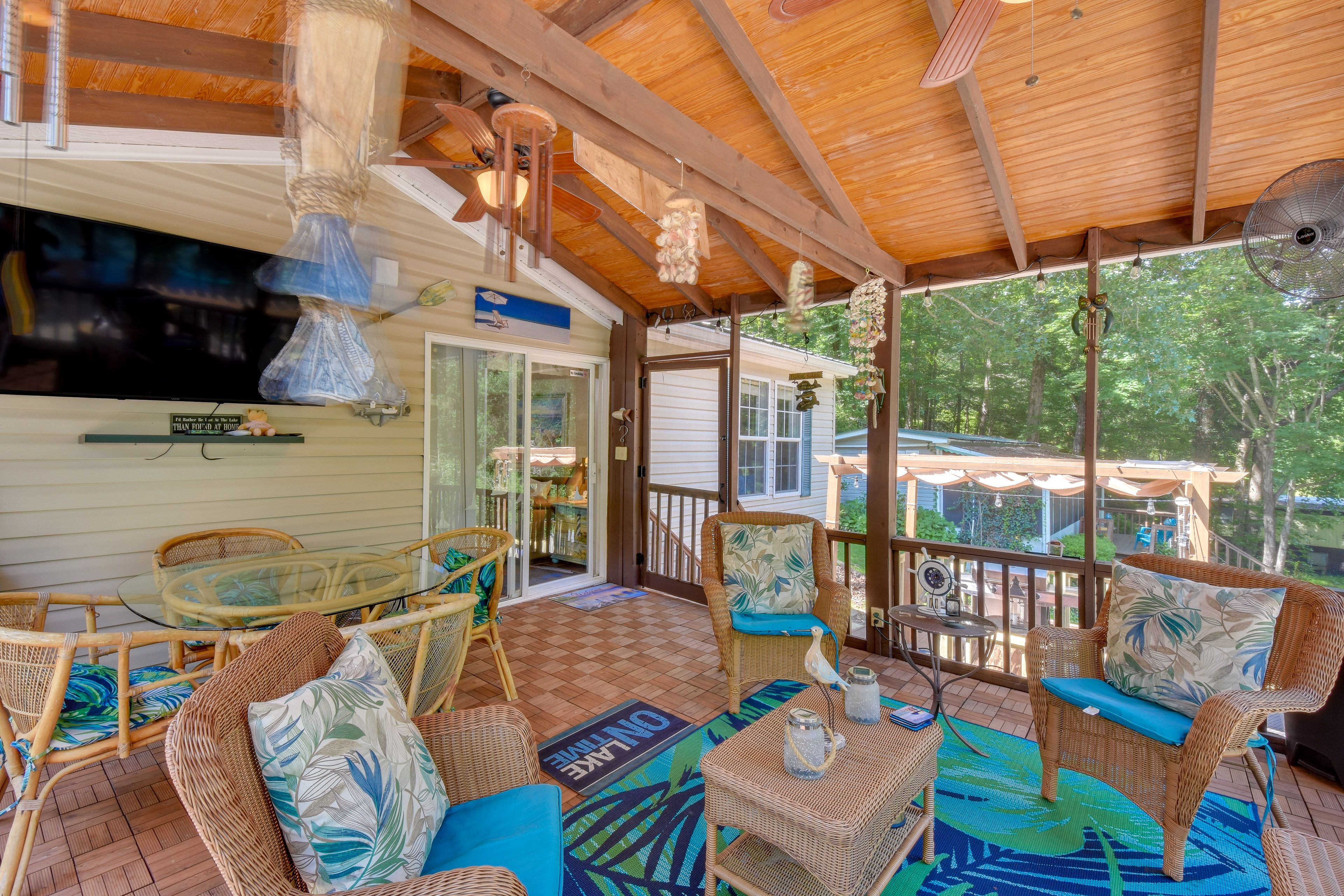 House Exterior | Screened Patio | Dining Area | Smart TV w/ Cable