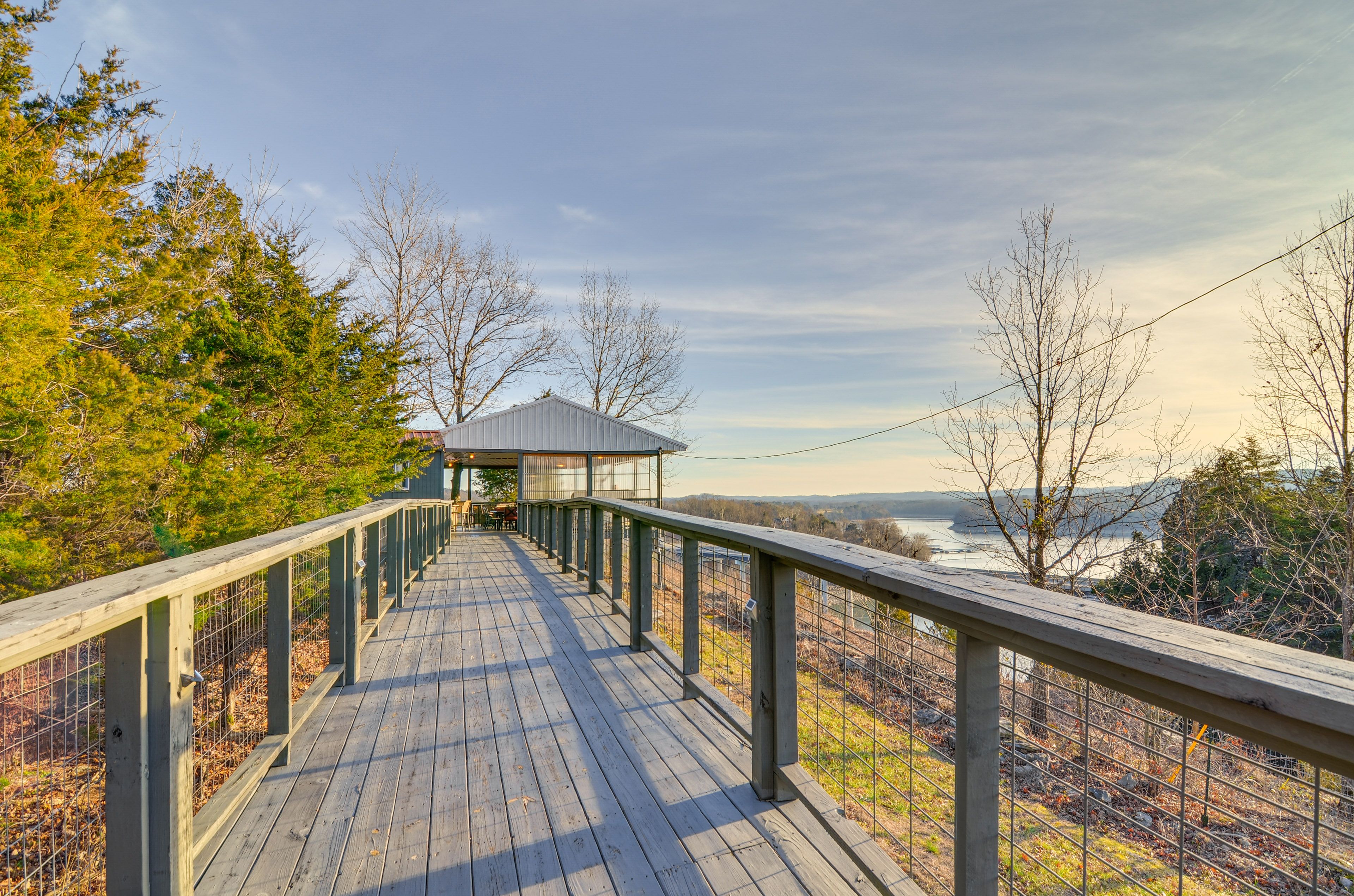 Boardwalk to Deck & Outdoor Dining Area