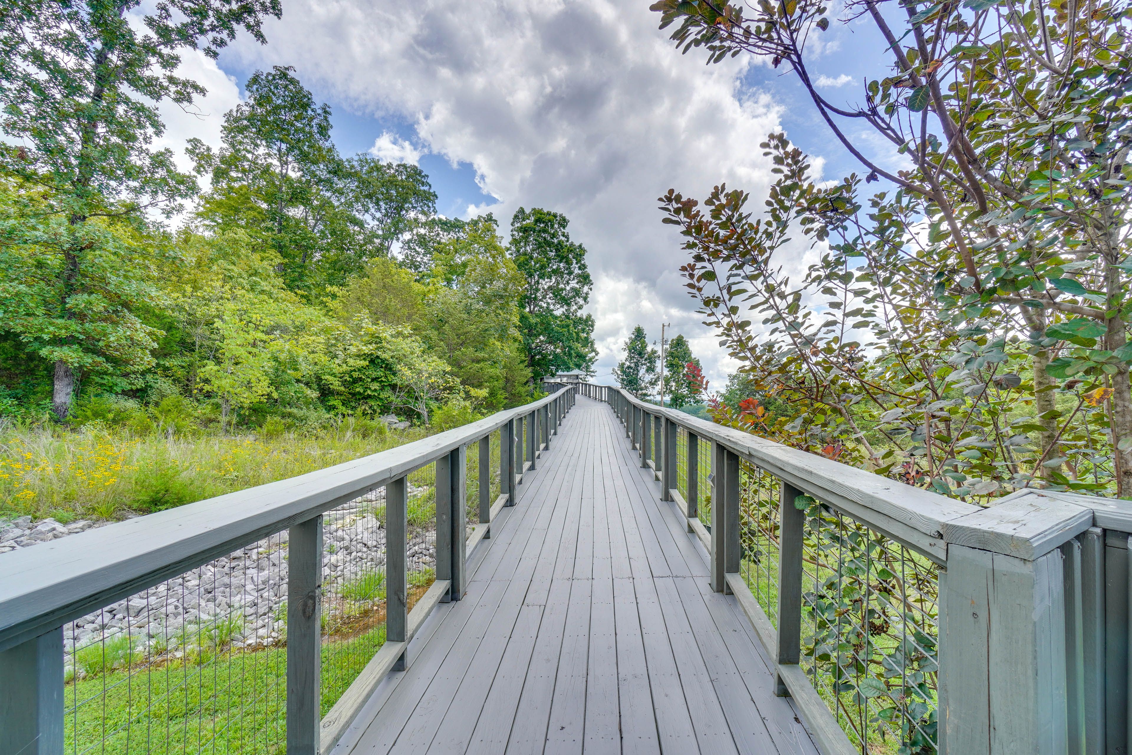 Boardwalk to Deck & Outdoor Dining Area